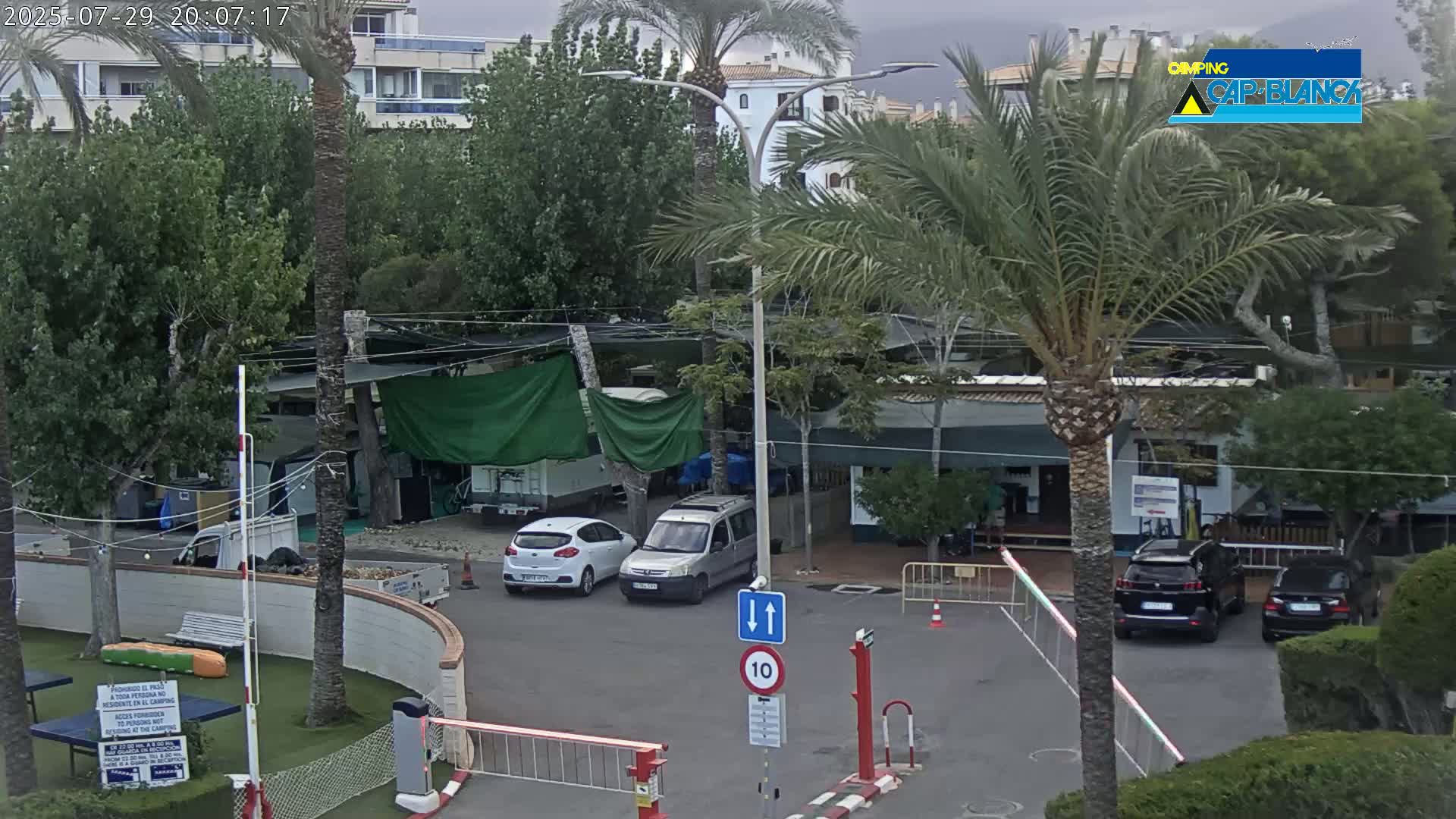 Altea, Camping Cap-Blanch Entrance - Alicante, Valencia, Spain