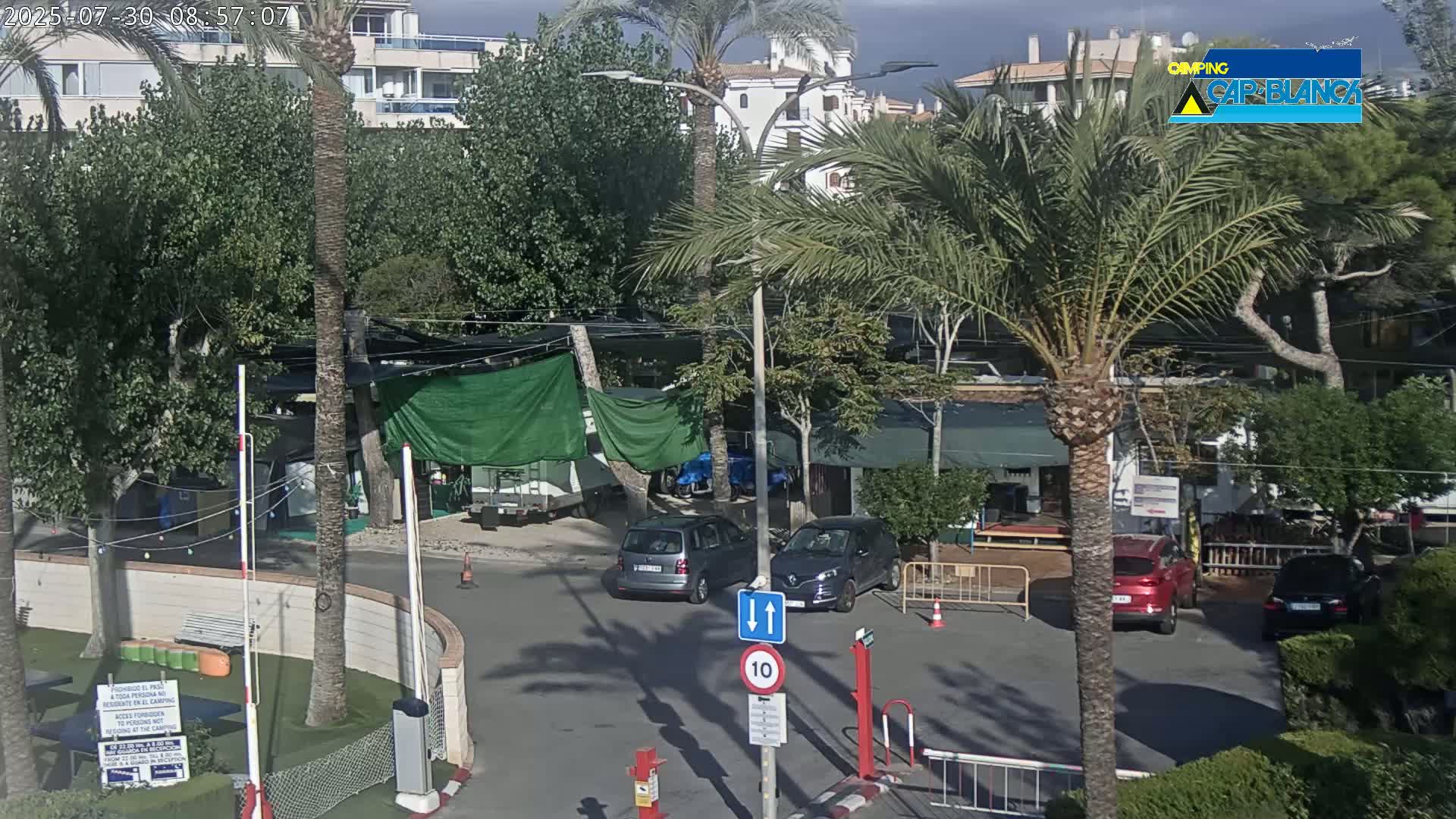 Altea, Camping Cap-Blanch Entrance - Alicante, Valencia, Spain
