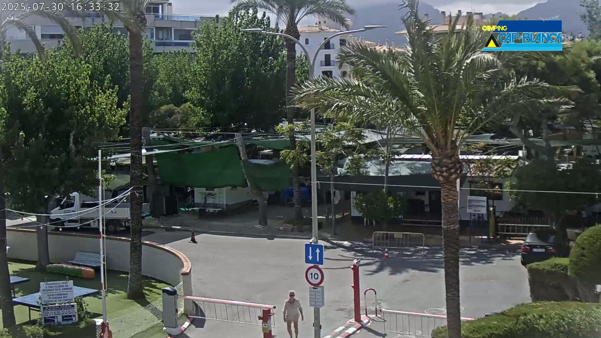 Altea, Camping Cap-Blanch Entrance - Alicante, Valencia, Spain