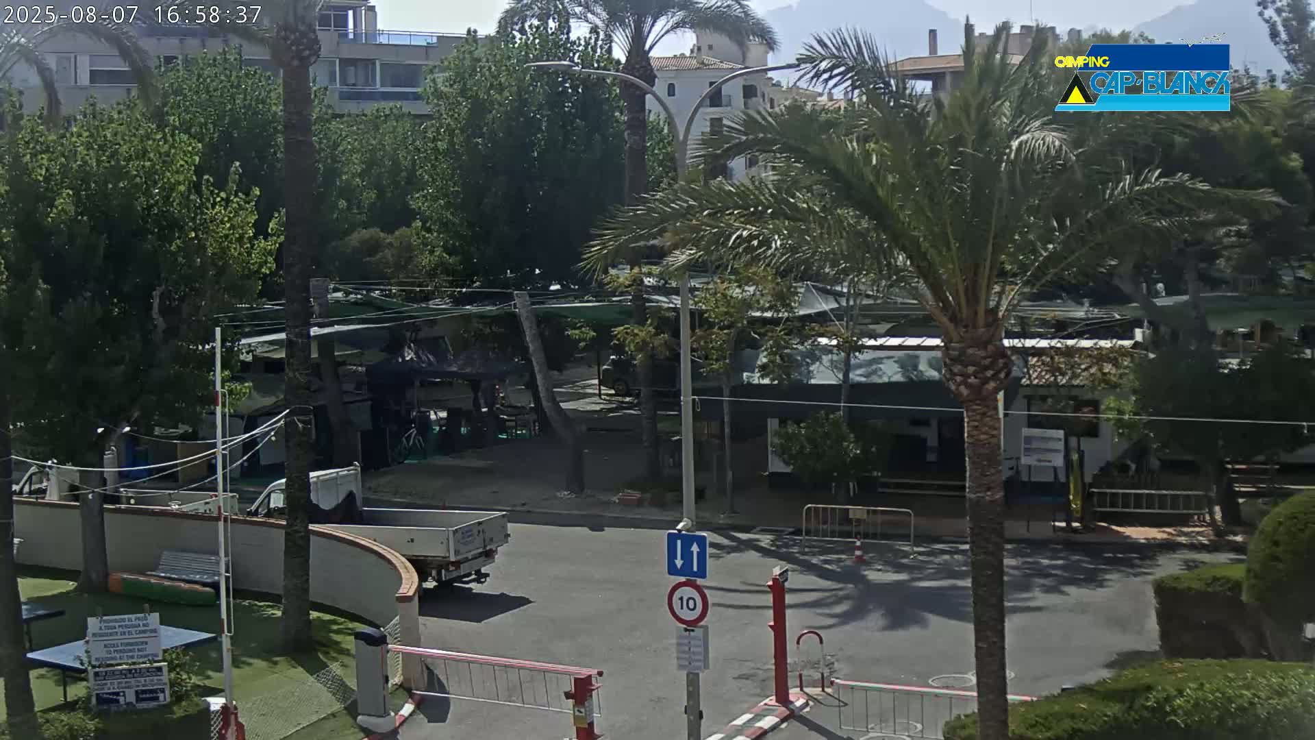 Altea, Camping Cap-Blanch Entrance - Alicante, Valencia, Spain