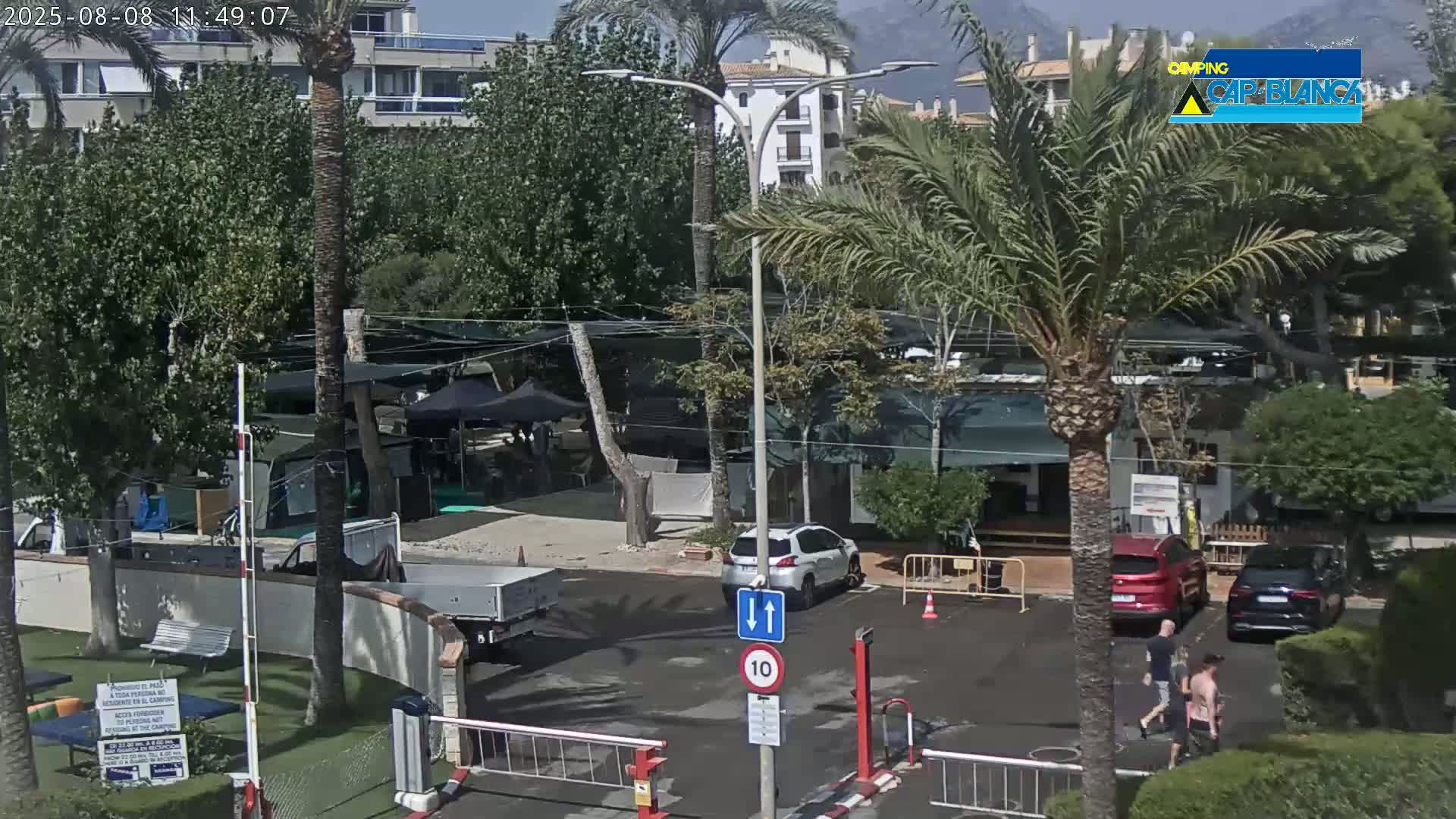 Altea, Camping Cap-Blanch Entrance - Alicante, Valencia, Spain