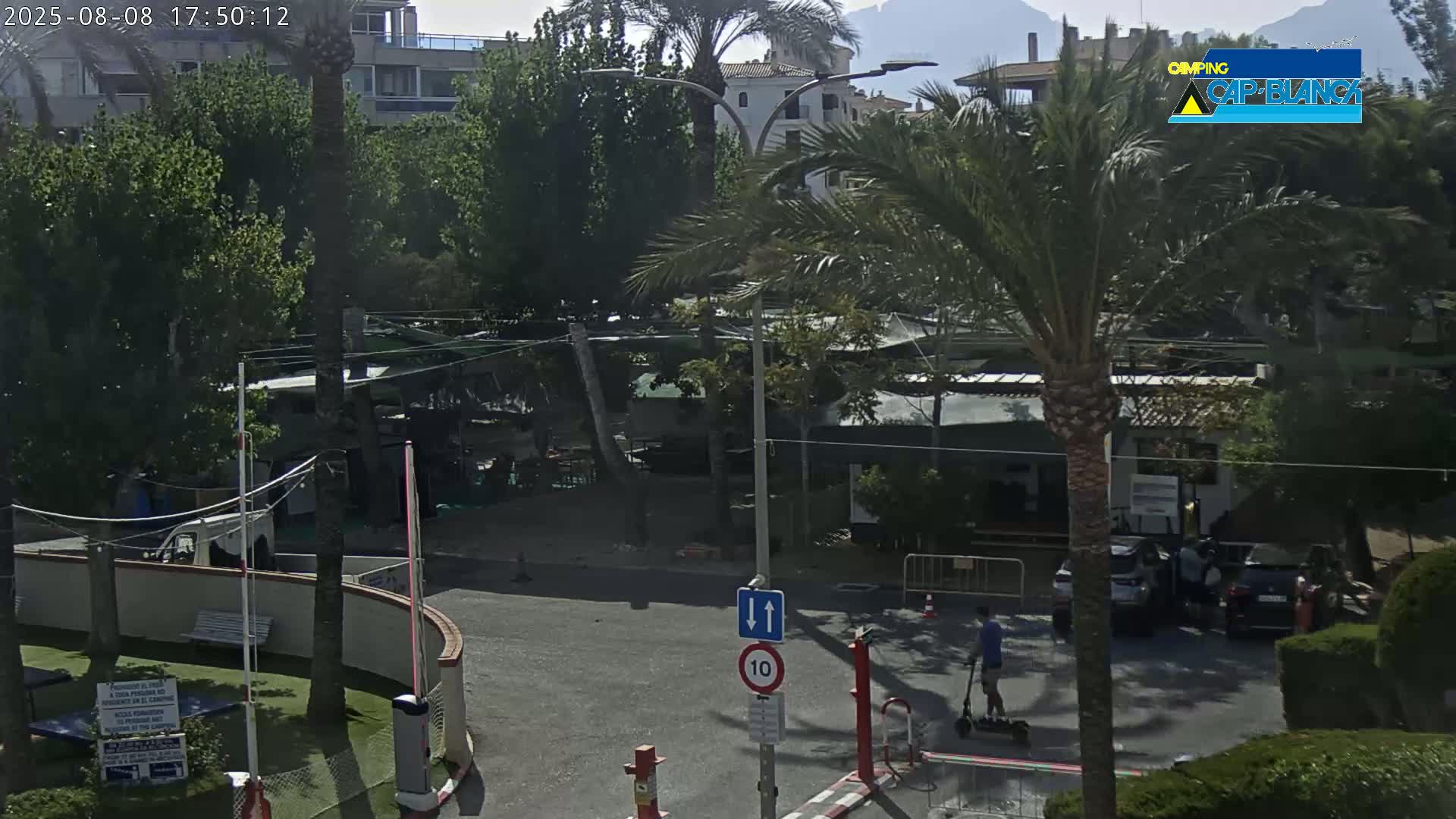 Altea, Camping Cap-Blanch Entrance - Alicante, Valencia, Spain