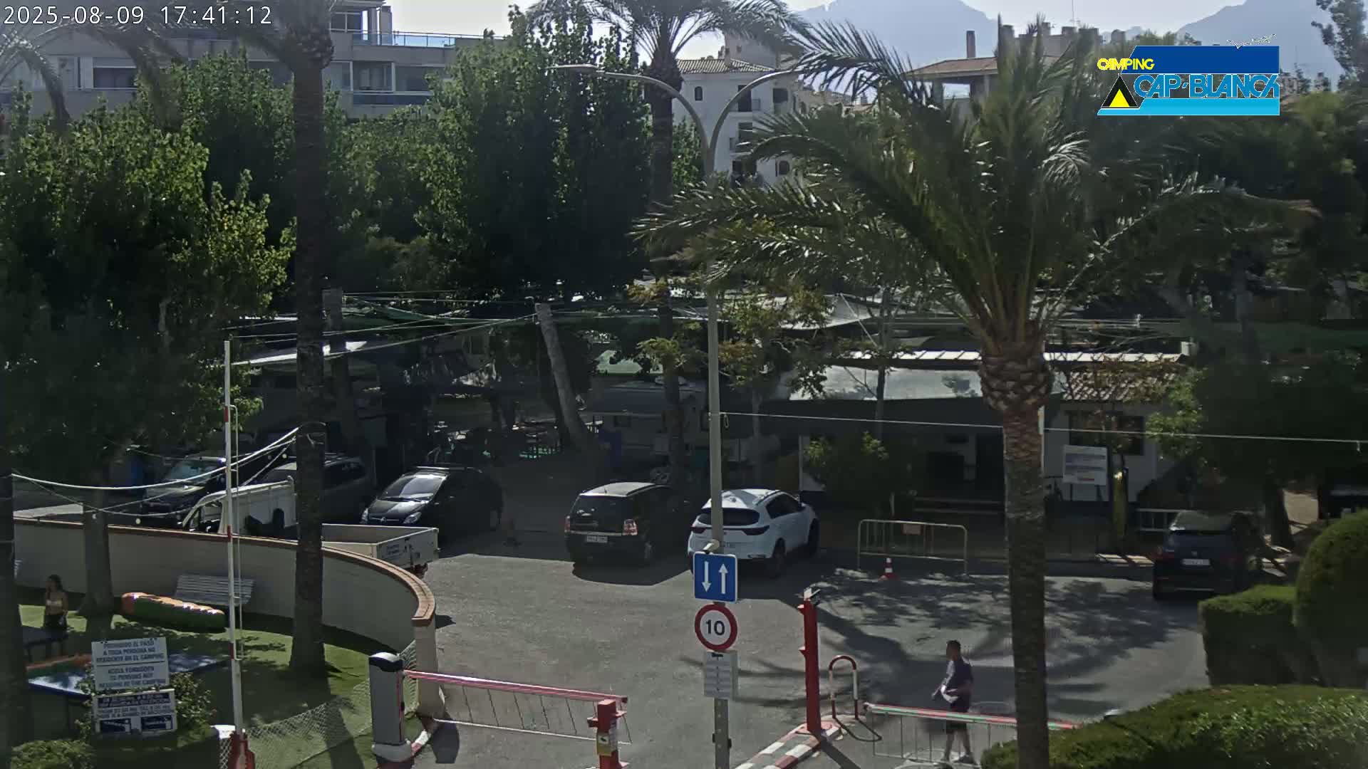Altea, Camping Cap-Blanch Entrance - Alicante, Valencia, Spain