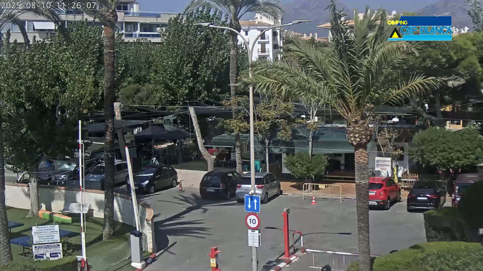 Altea, Camping Cap-Blanch Entrance - Alicante, Valencia, Spain