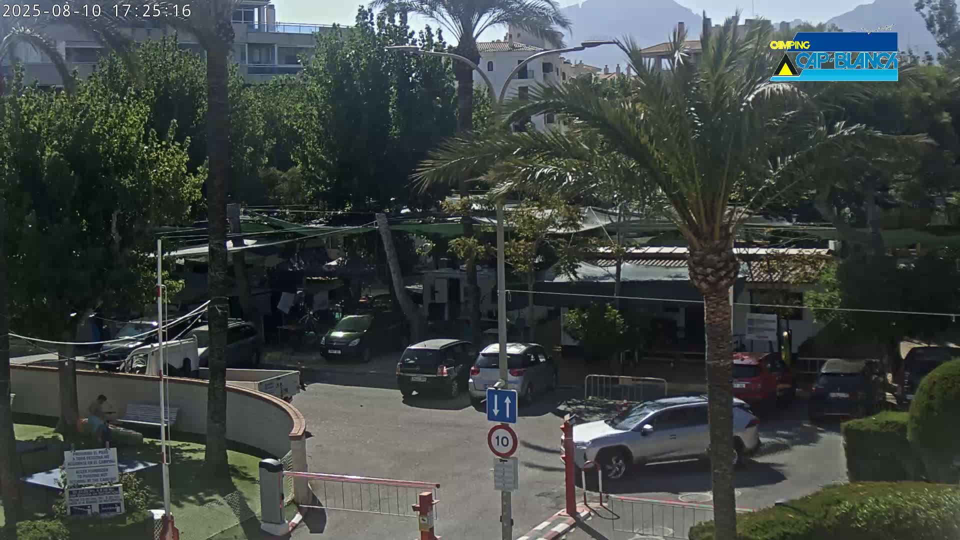 Altea, Camping Cap-Blanch Entrance - Alicante, Valencia, Spain