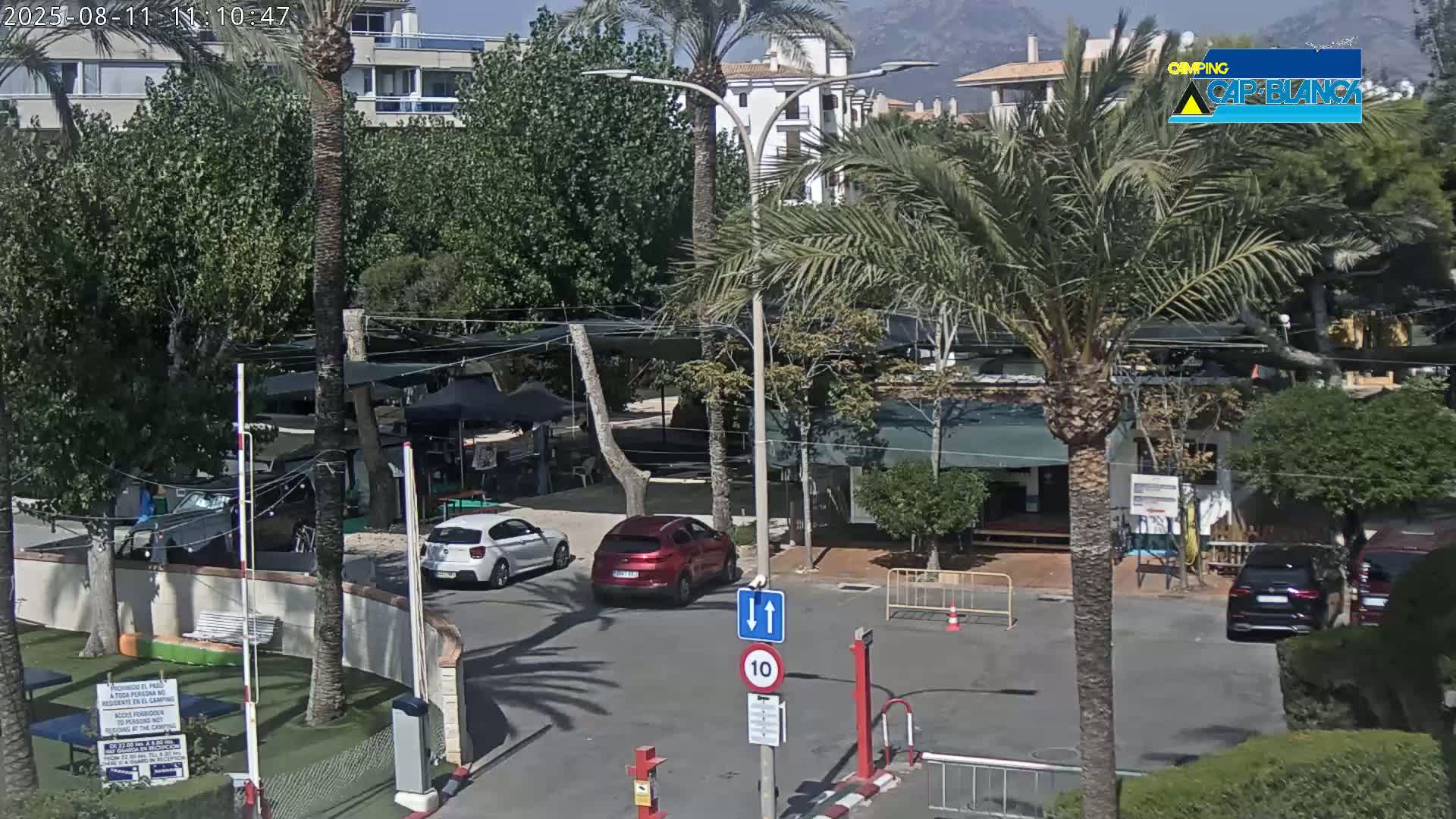 Altea, Camping Cap-Blanch Entrance - Alicante, Valencia, Spain