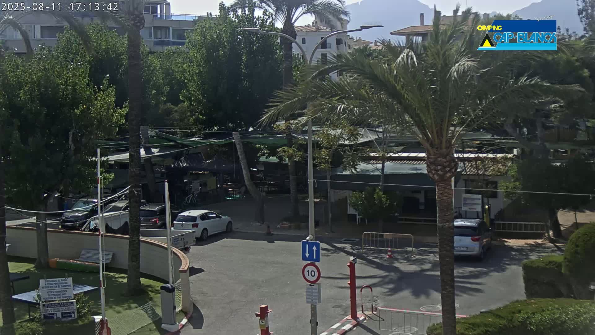 Altea, Camping Cap-Blanch Entrance - Alicante, Valencia, Spain