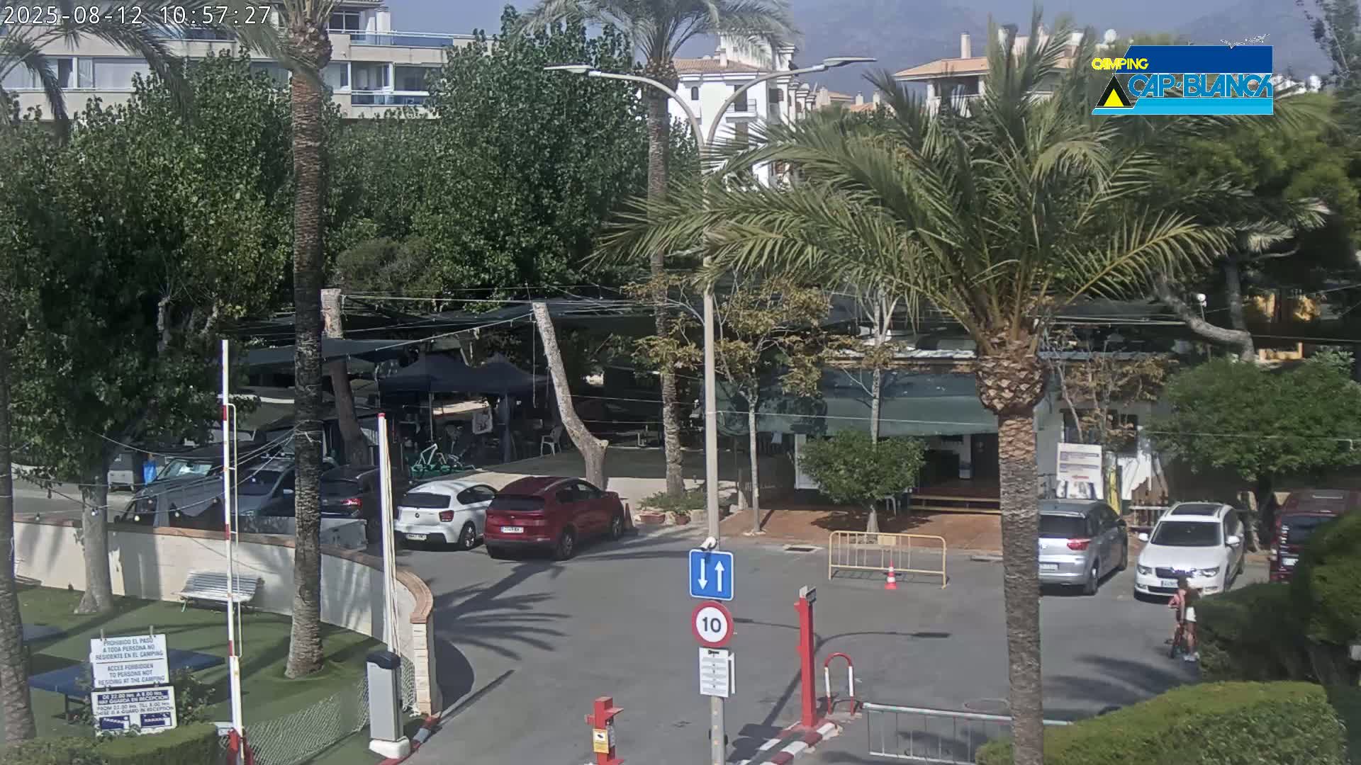 Altea, Camping Cap-Blanch Entrance - Alicante, Valencia, Spain