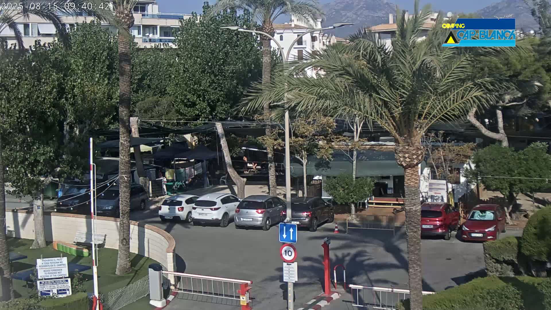 Altea, Camping Cap-Blanch Entrance - Alicante, Valencia, Spain
