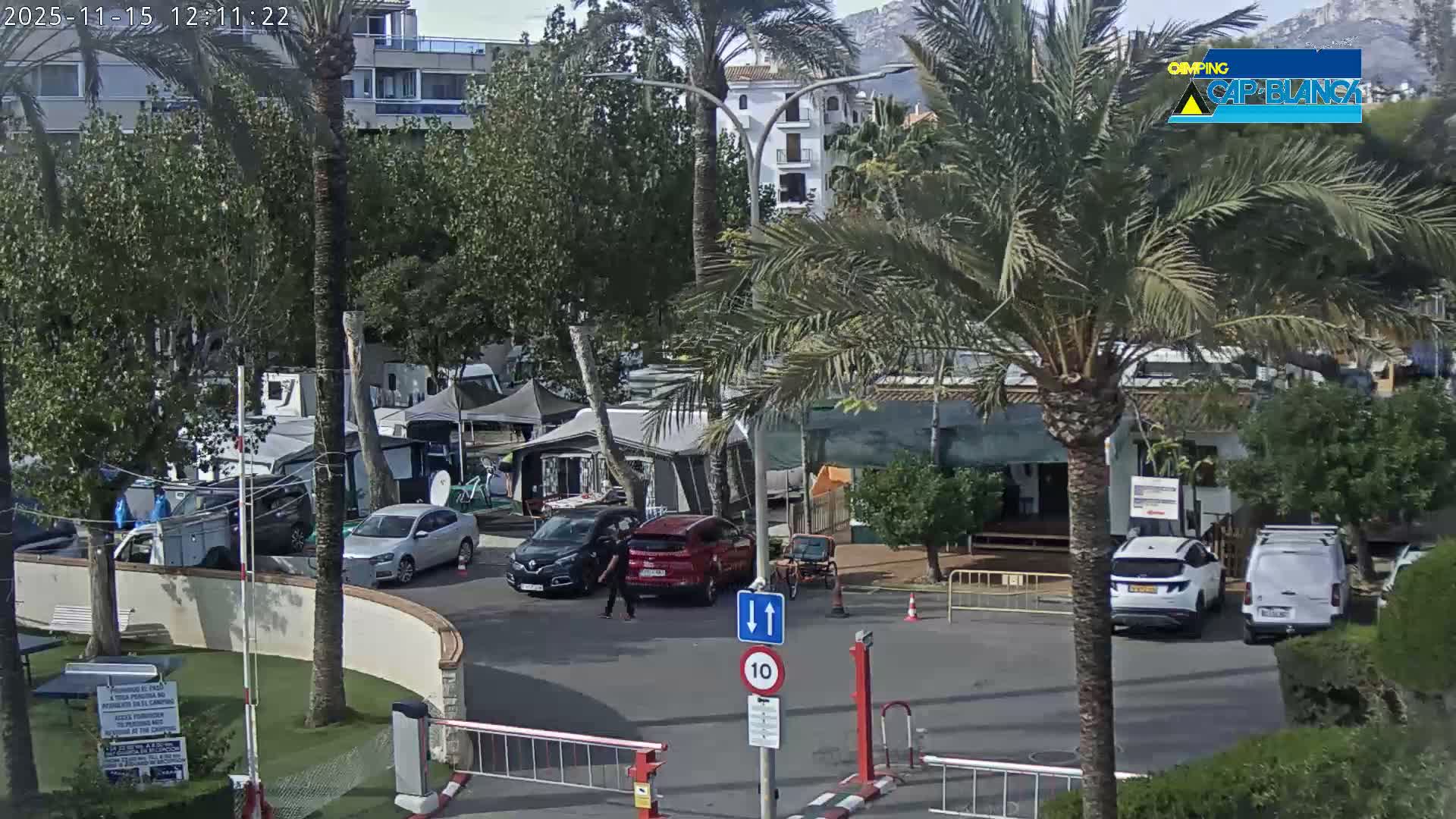 Altea, Camping Cap-Blanch Entrance - Alicante, Valencia, Spain