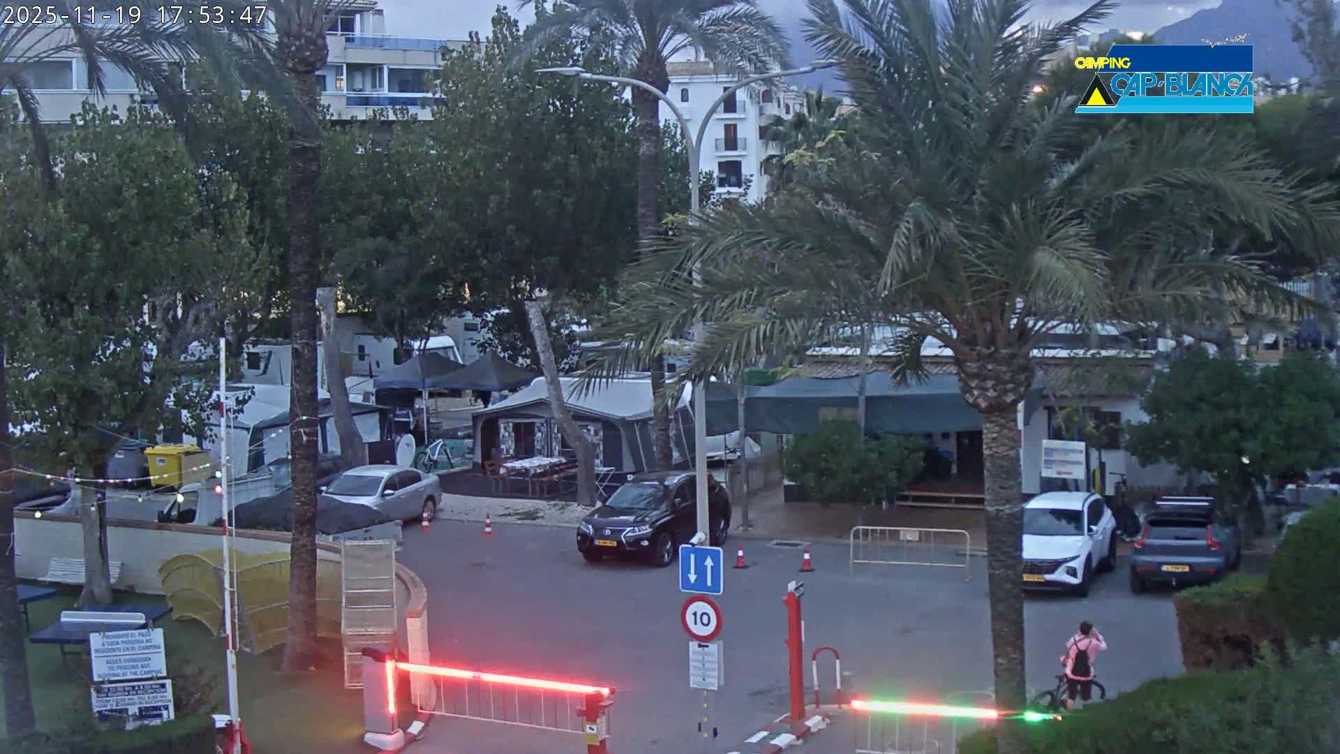 Altea, Camping Cap-Blanch Entrance - Alicante, Valencia, Spain