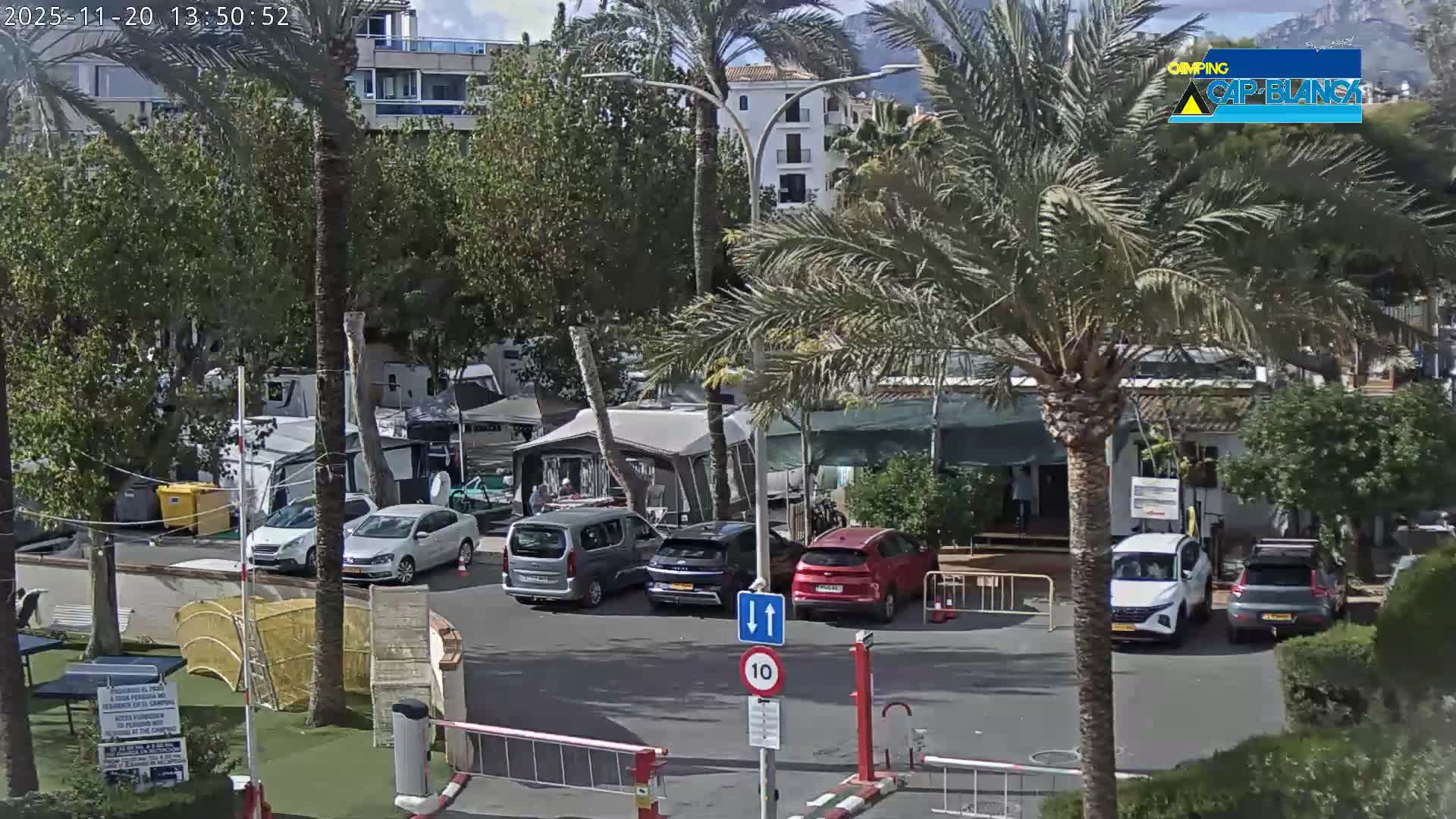 Altea, Camping Cap-Blanch Entrance - Alicante, Valencia, Spain