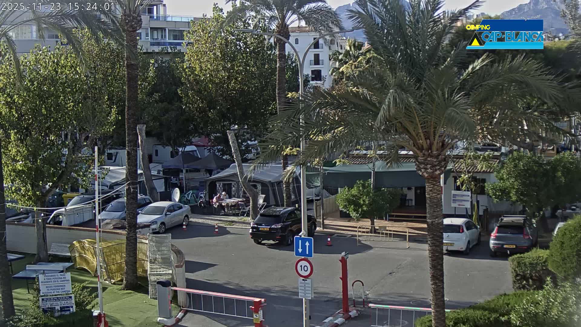 Altea, Camping Cap-Blanch Entrance - Alicante, Valencia, Spain