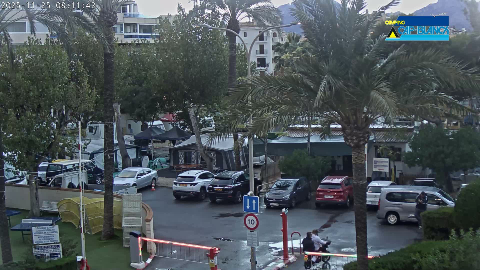 Altea, Camping Cap-Blanch Entrance - Alicante, Valencia, Spain