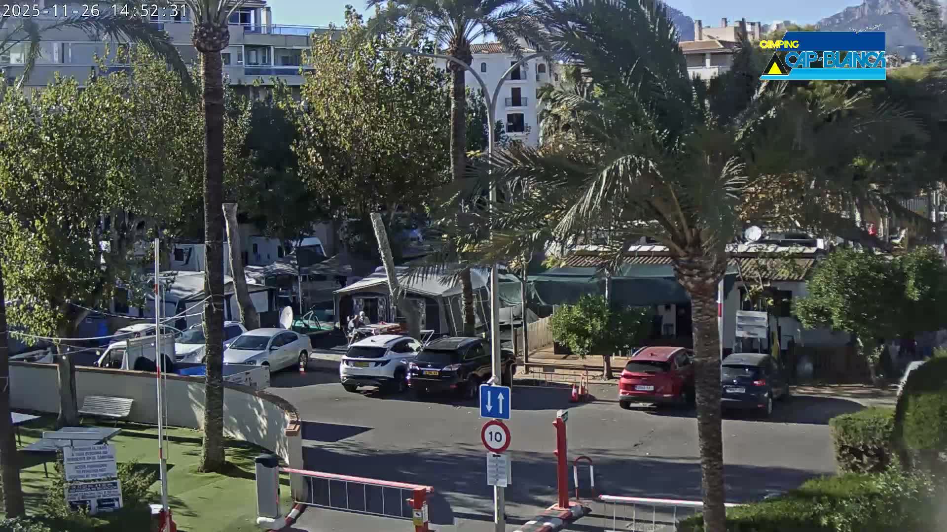Altea, Camping Cap-Blanch Entrance - Alicante, Valencia, Spain