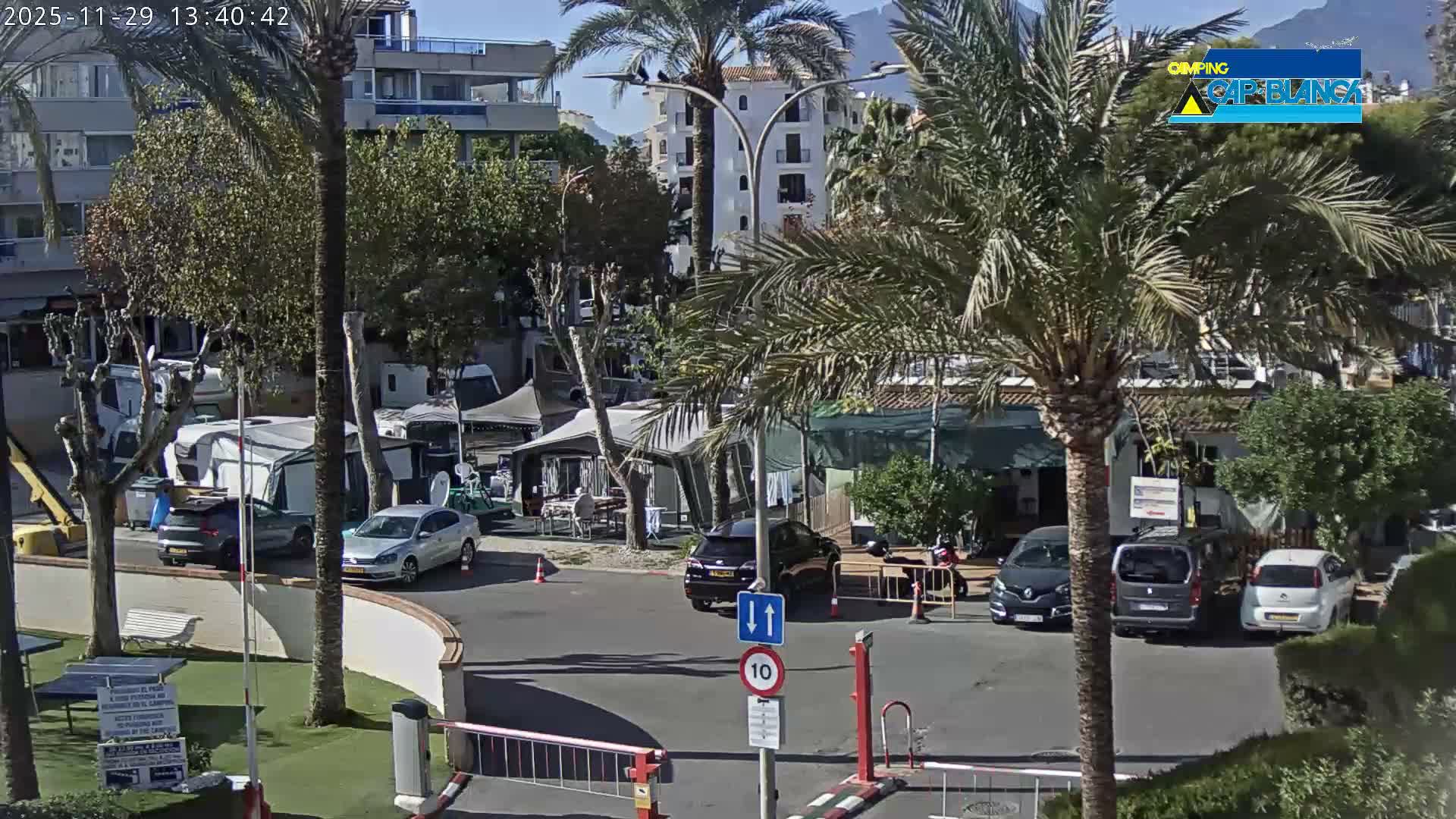 Altea, Camping Cap-Blanch Entrance - Alicante, Valencia, Spain