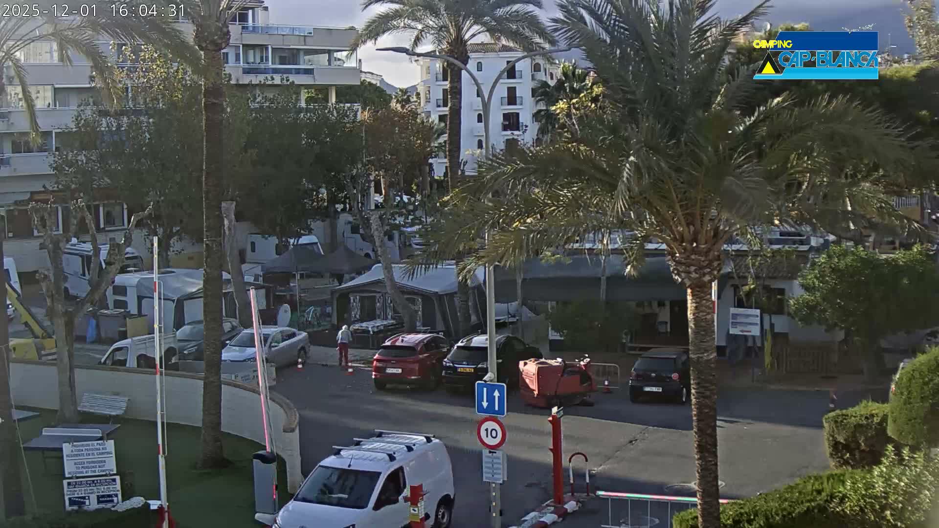 Altea, Camping Cap-Blanch Entrance - Alicante, Valencia, Spain