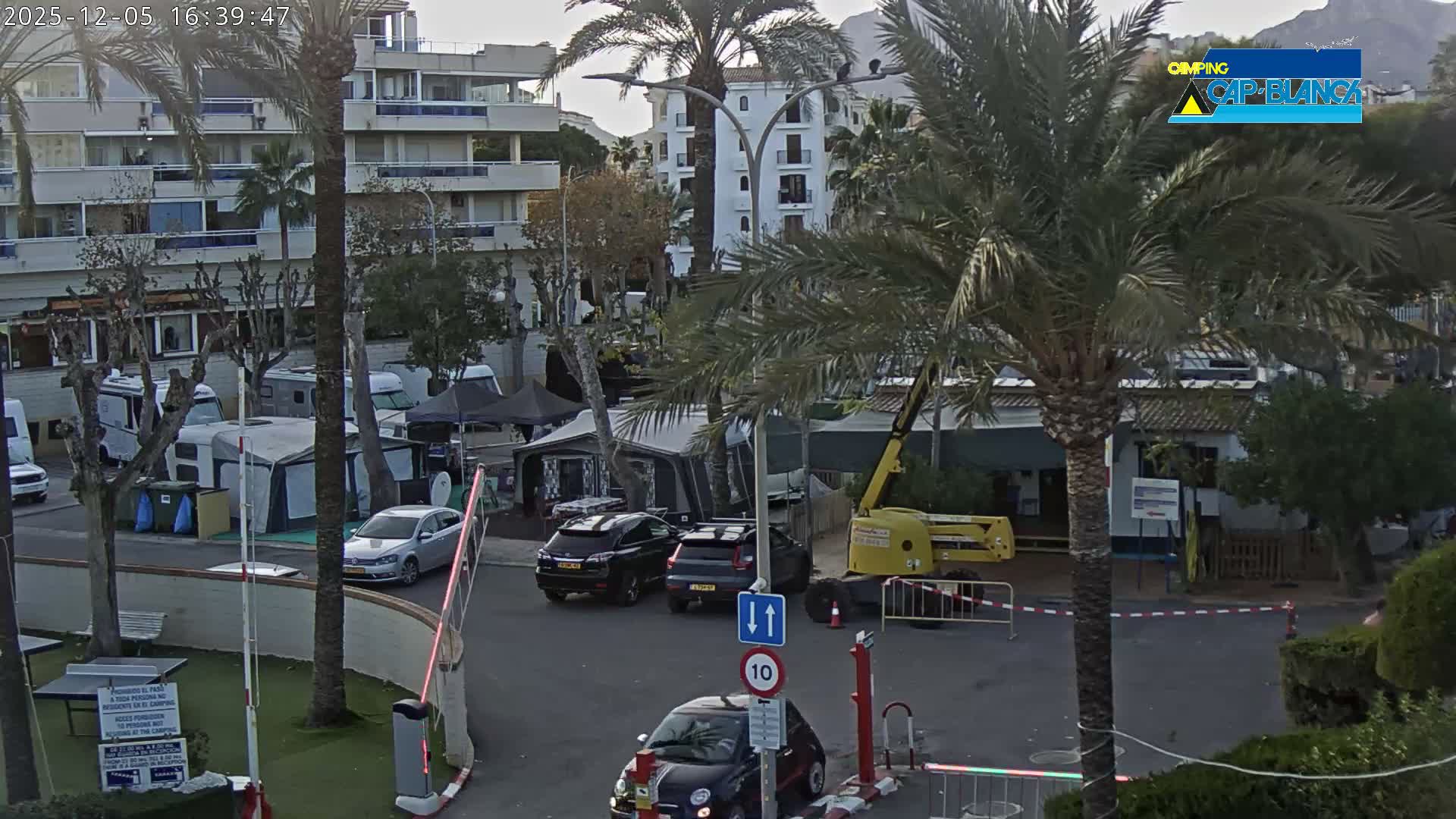 Altea, Camping Cap-Blanch Entrance - Alicante, Valencia, Spain