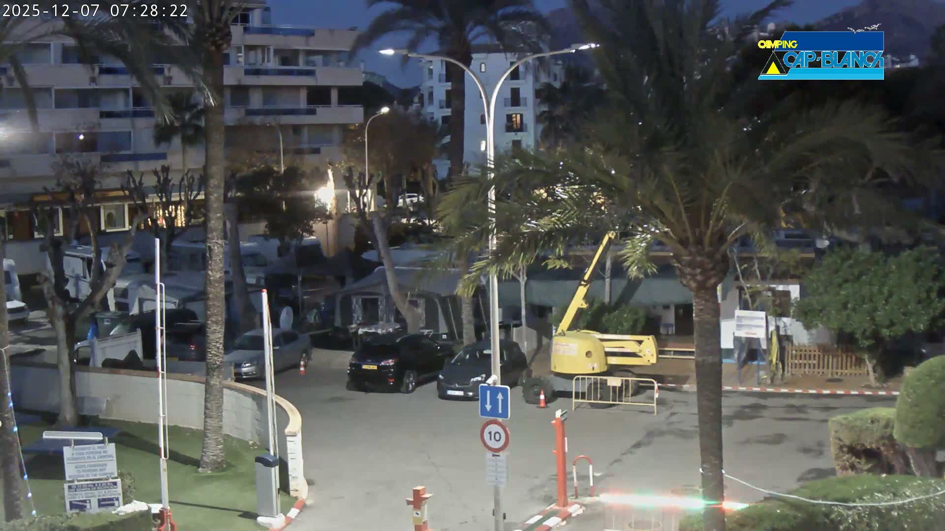 Altea, Camping Cap-Blanch Entrance - Alicante, Valencia, Spain