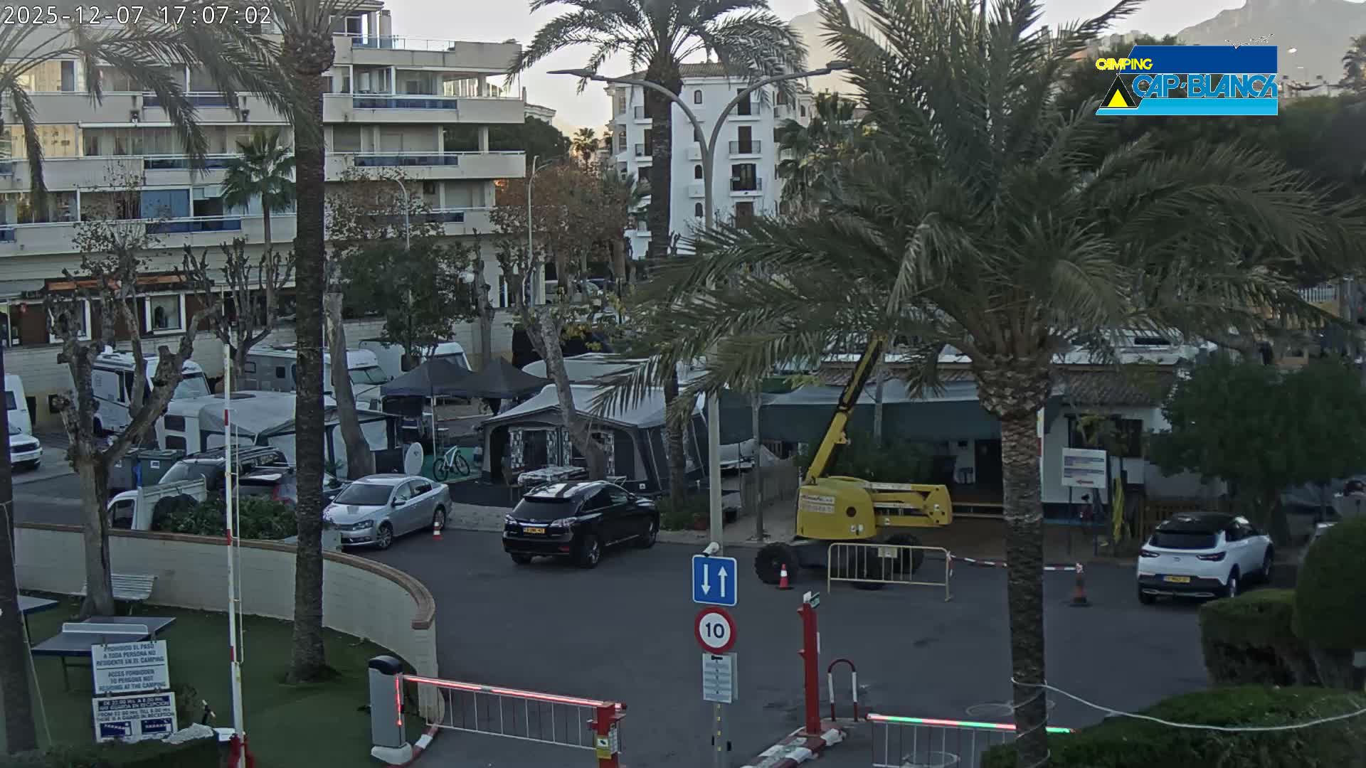 Altea, Camping Cap-Blanch Entrance - Alicante, Valencia, Spain