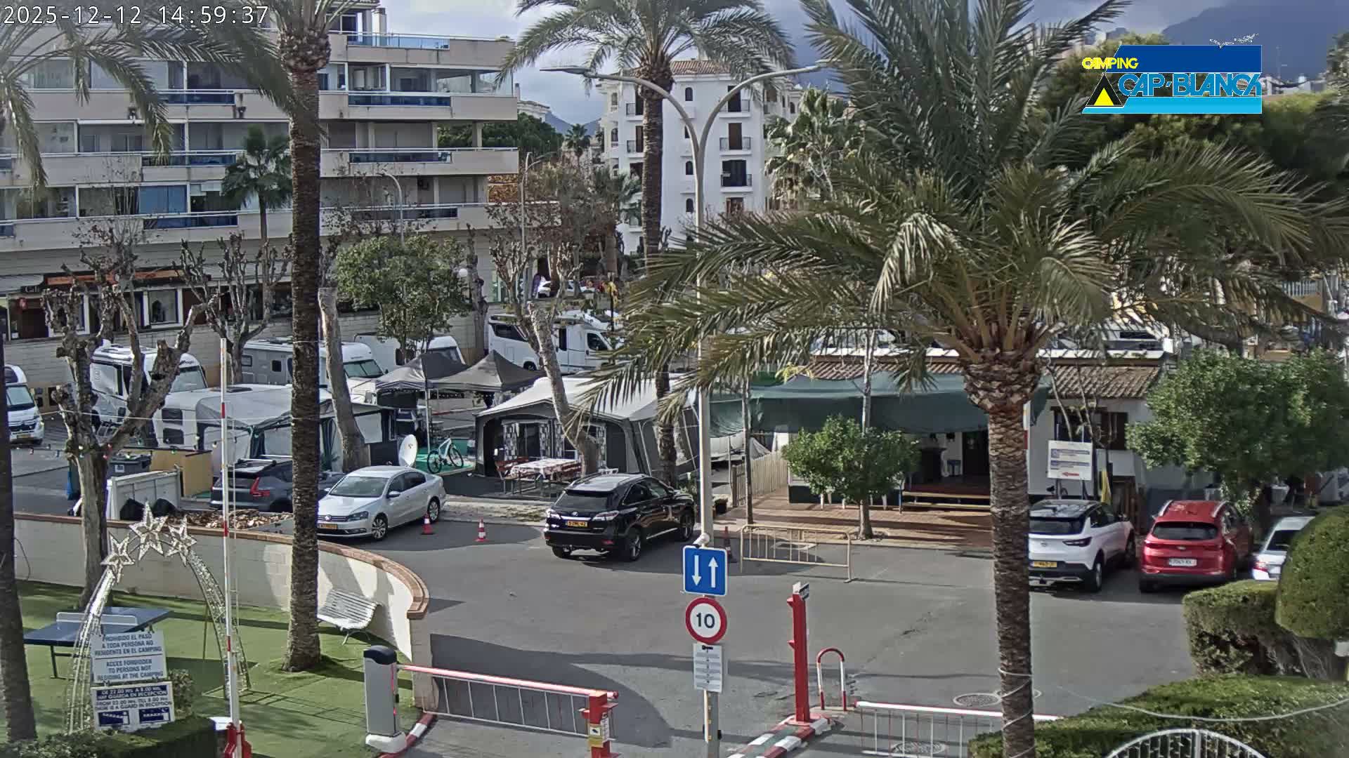 Altea, Camping Cap-Blanch Entrance - Alicante, Valencia, Spain