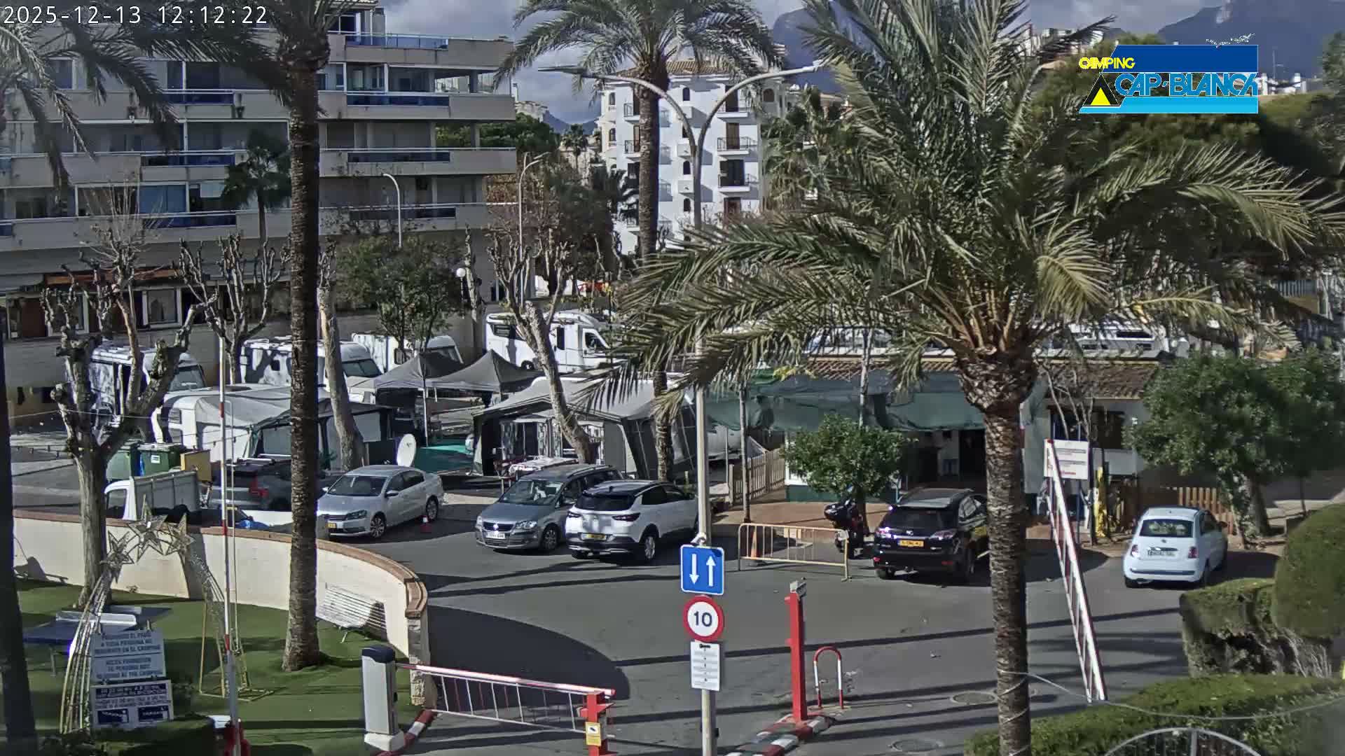 Altea, Camping Cap-Blanch Entrance - Alicante, Valencia, Spain