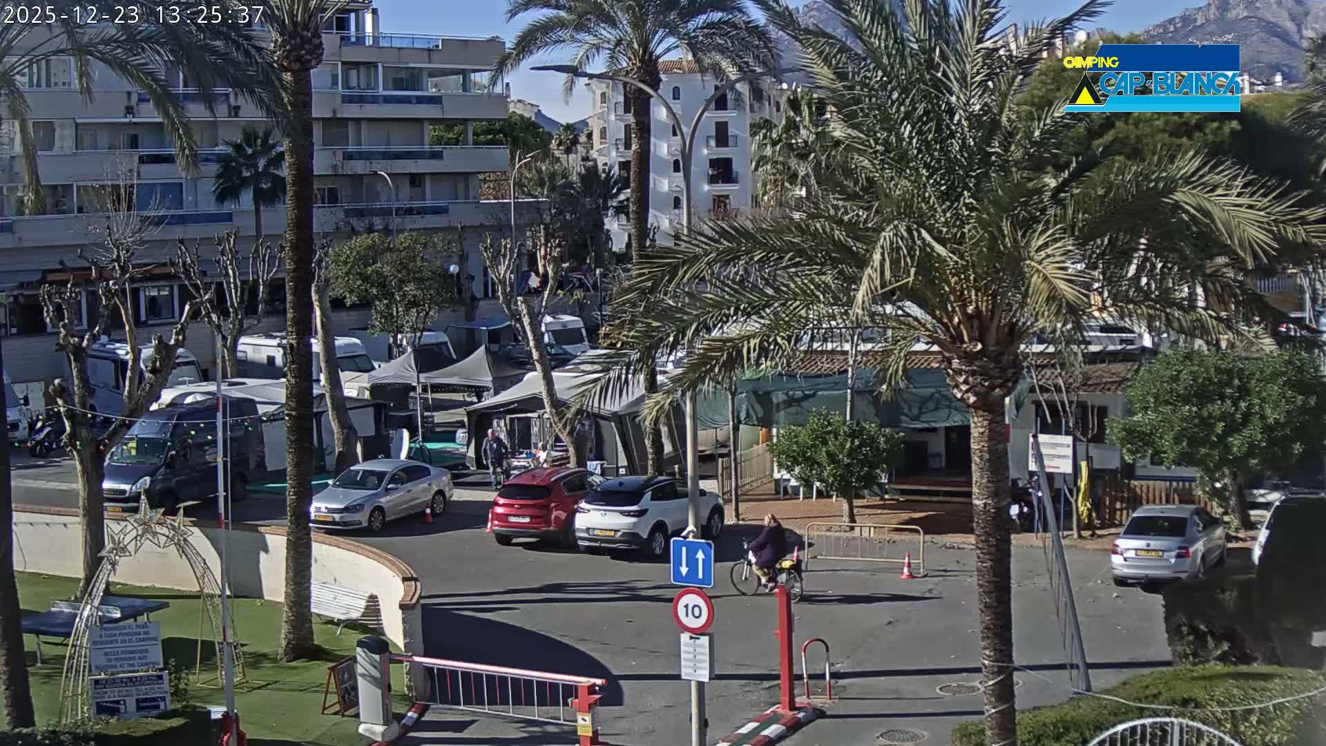 Altea, Camping Cap-Blanch Entrance - Alicante, Valencia, Spain