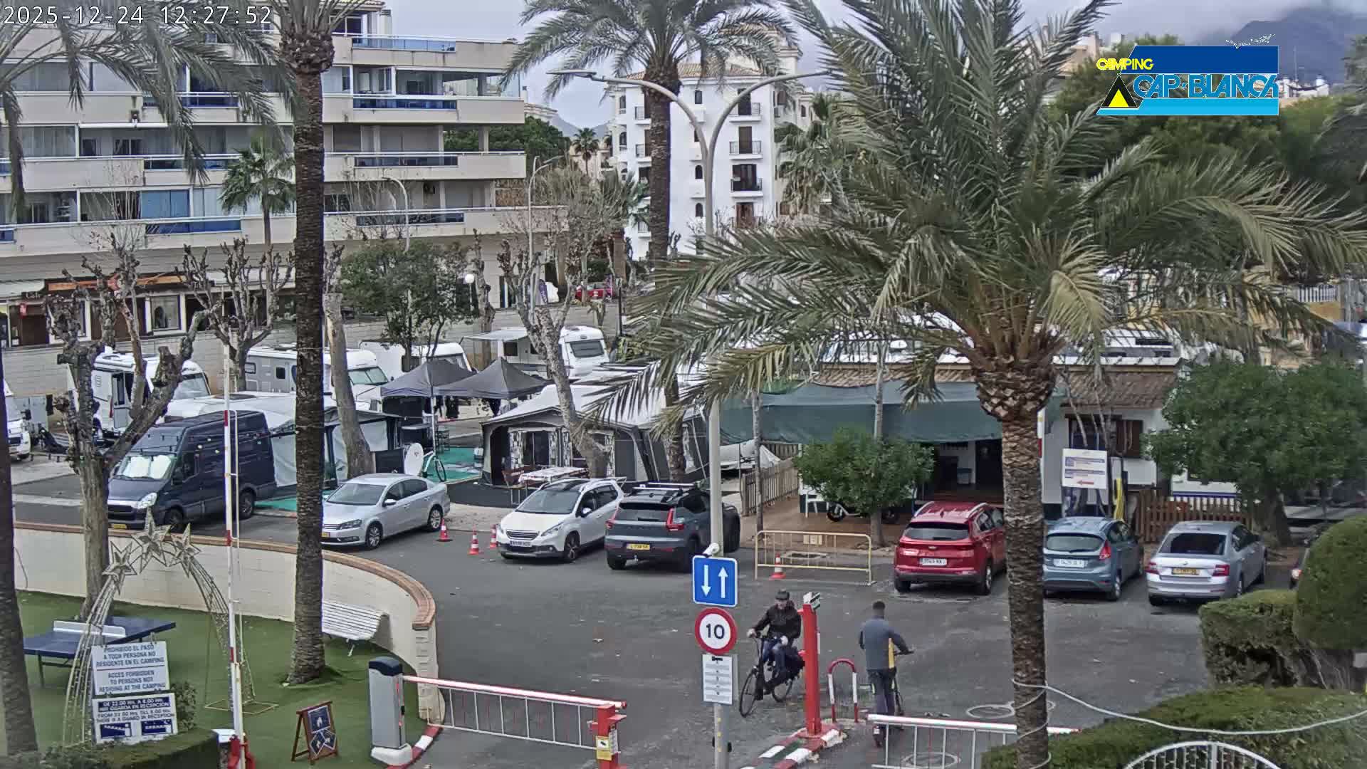 Altea, Camping Cap-Blanch Entrance - Alicante, Valencia, Spain
