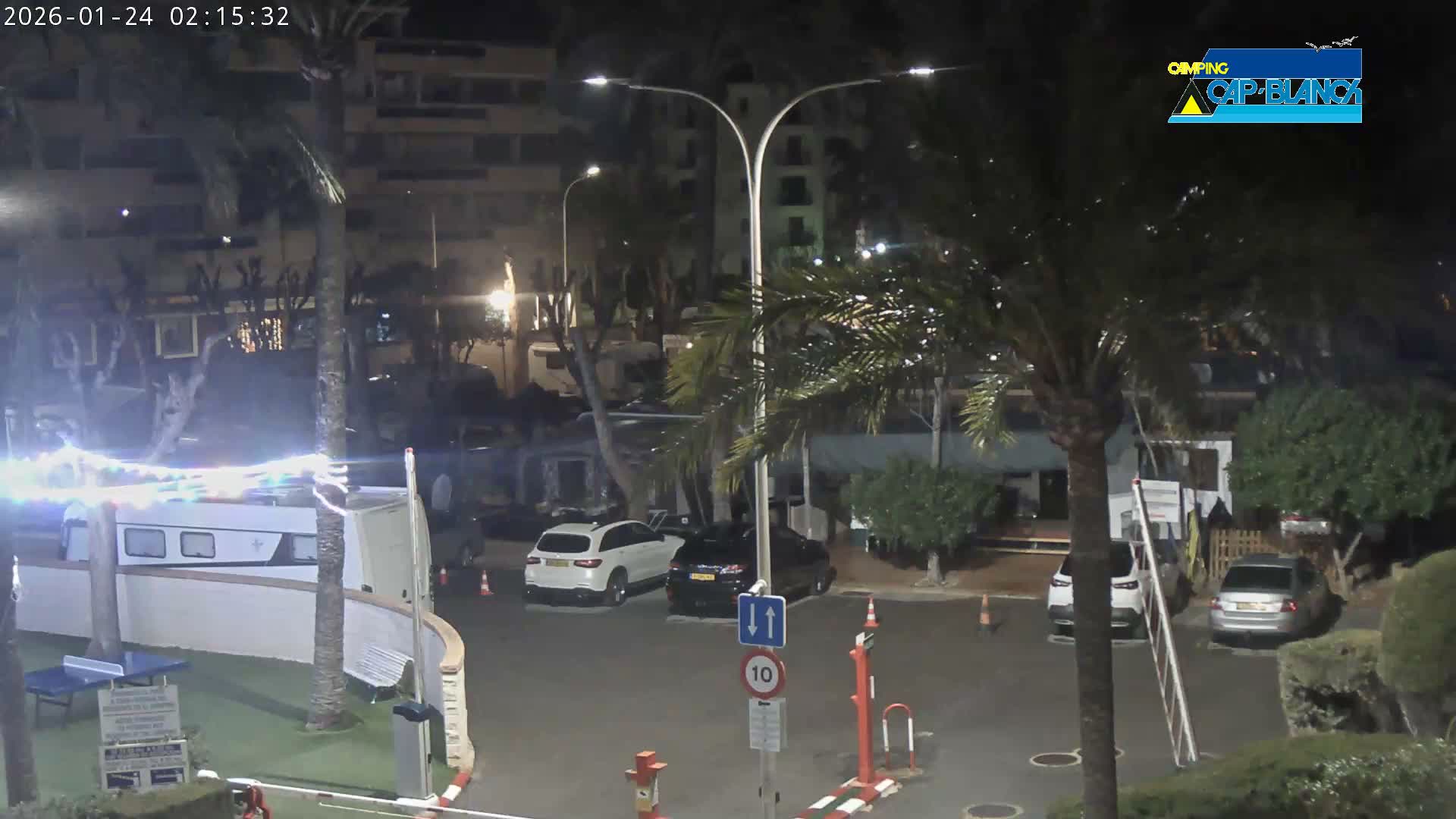Altea, Camping Cap-Blanch Entrance - Alicante, Valencia, Spain
