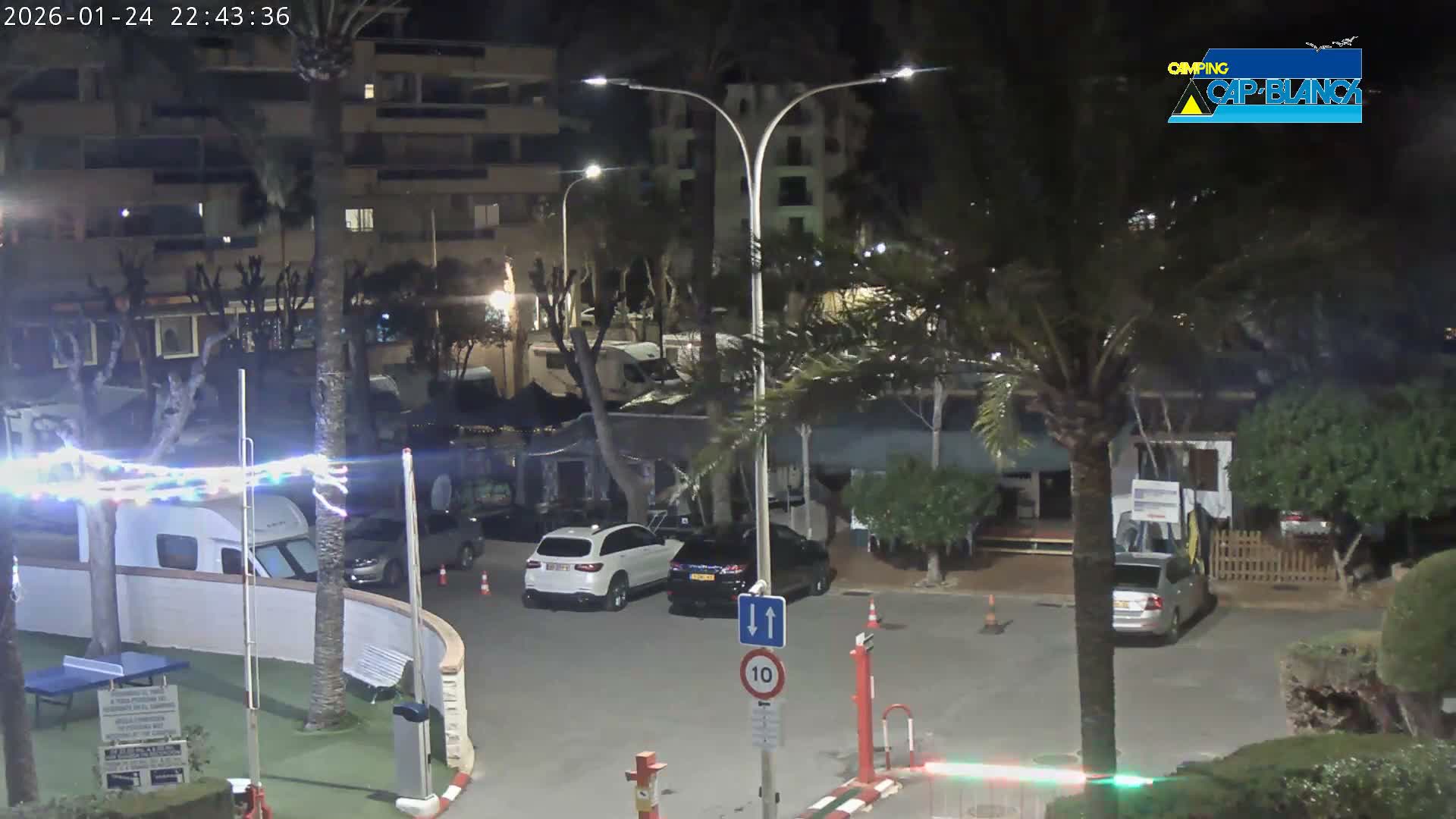 Altea, Camping Cap-Blanch Entrance - Alicante, Valencia, Spain