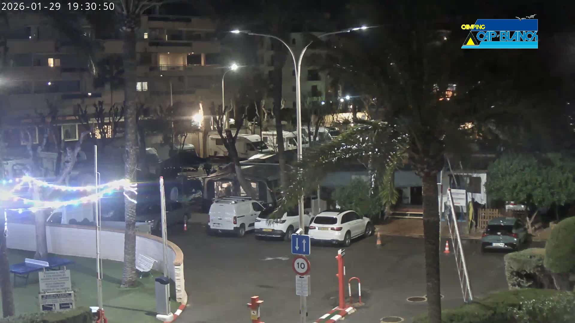 Altea, Camping Cap-Blanch Entrance - Alicante, Valencia, Spain