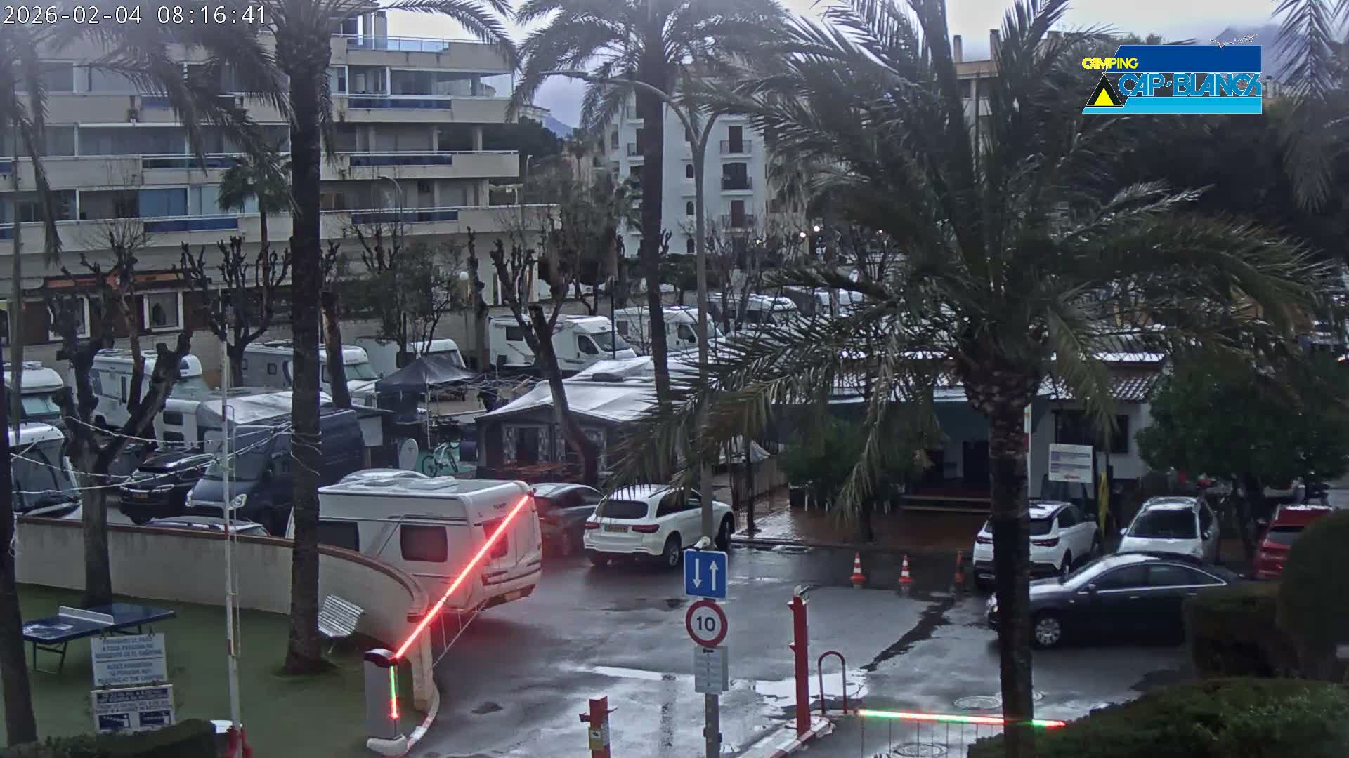 Altea, Camping Cap-Blanch Entrance - Alicante, Valencia, Spain