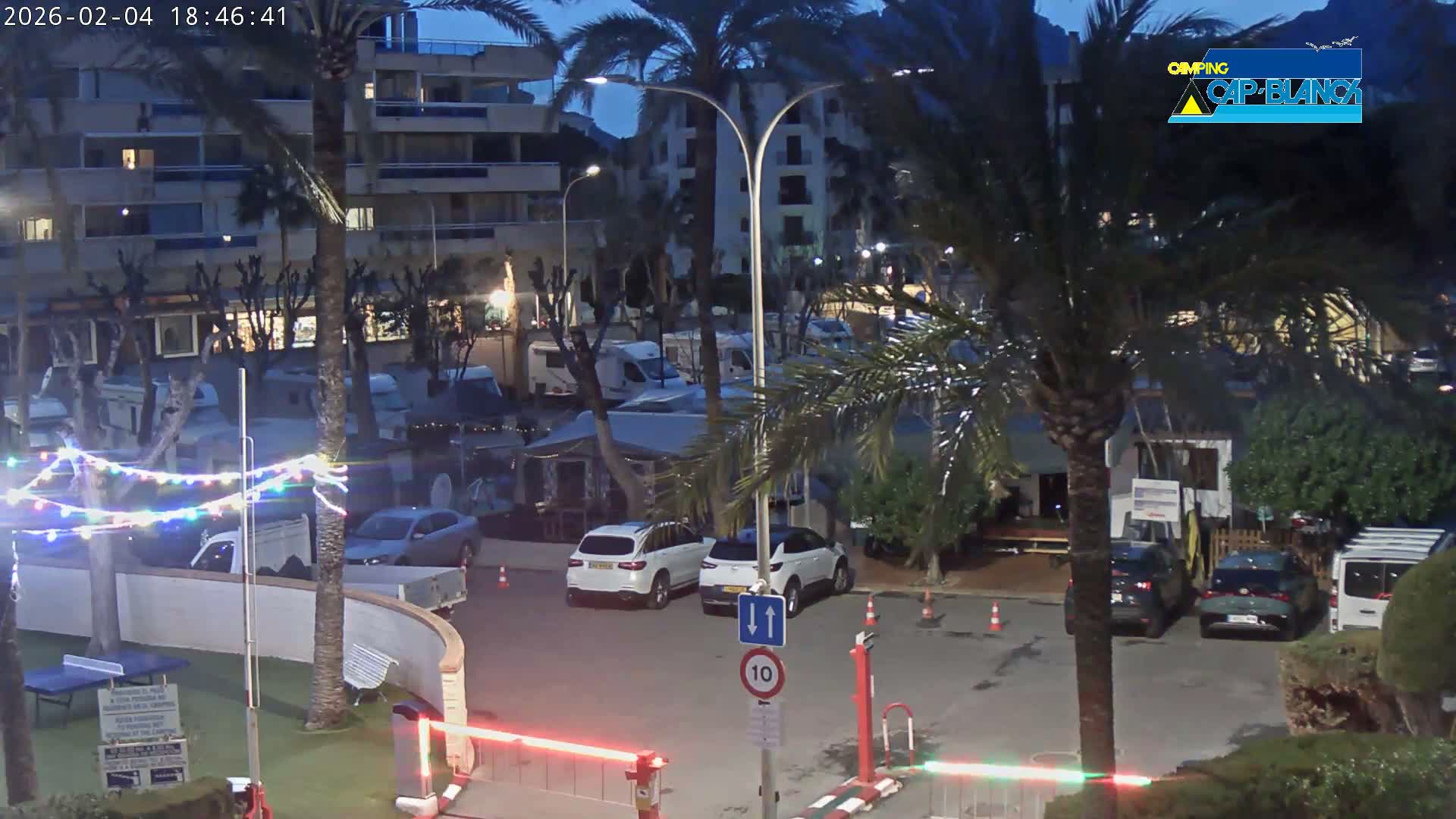 Altea, Camping Cap-Blanch Entrance - Alicante, Valencia, Spain