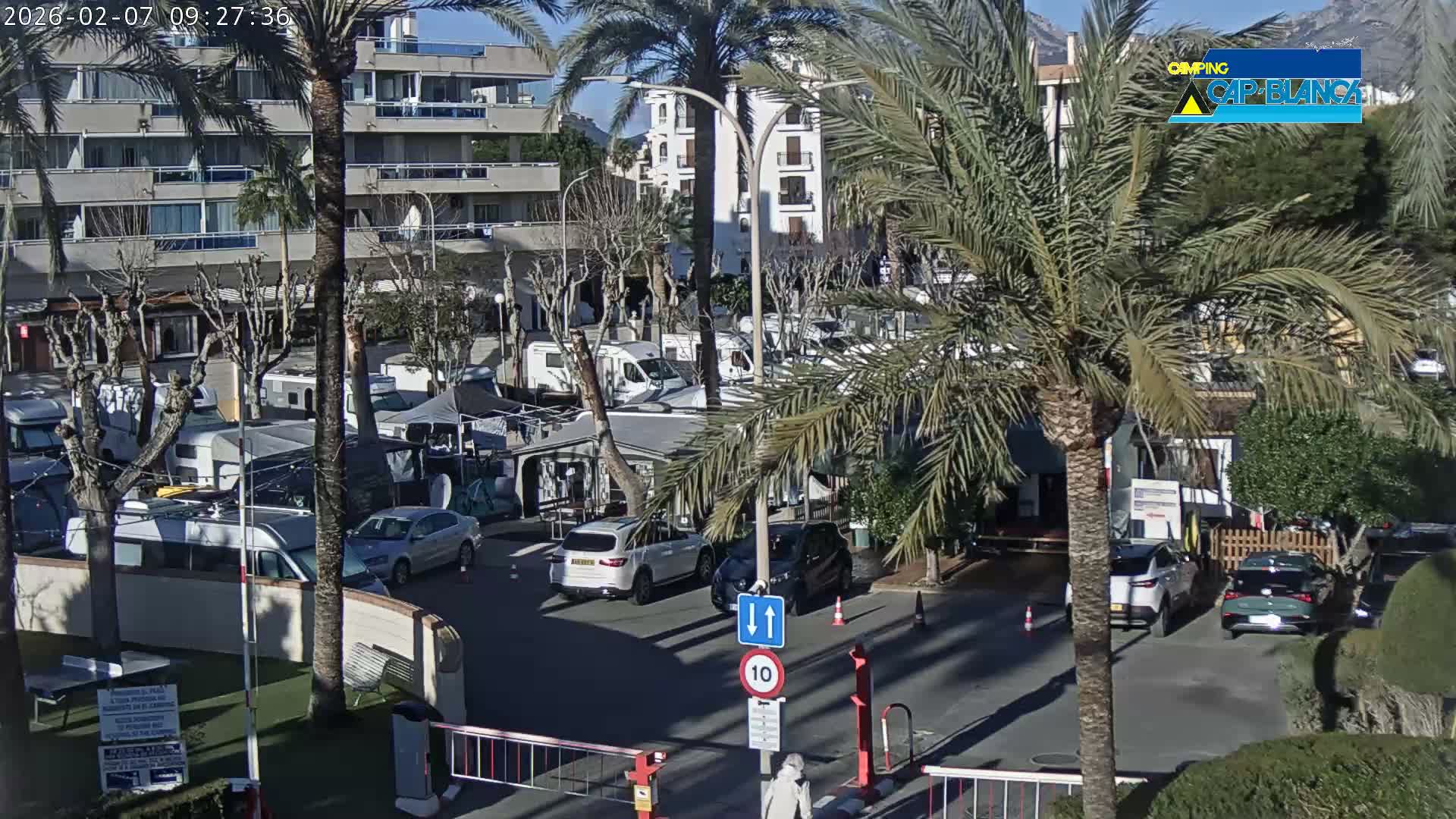 Altea, Camping Cap-Blanch Entrance - Alicante, Valencia, Spain