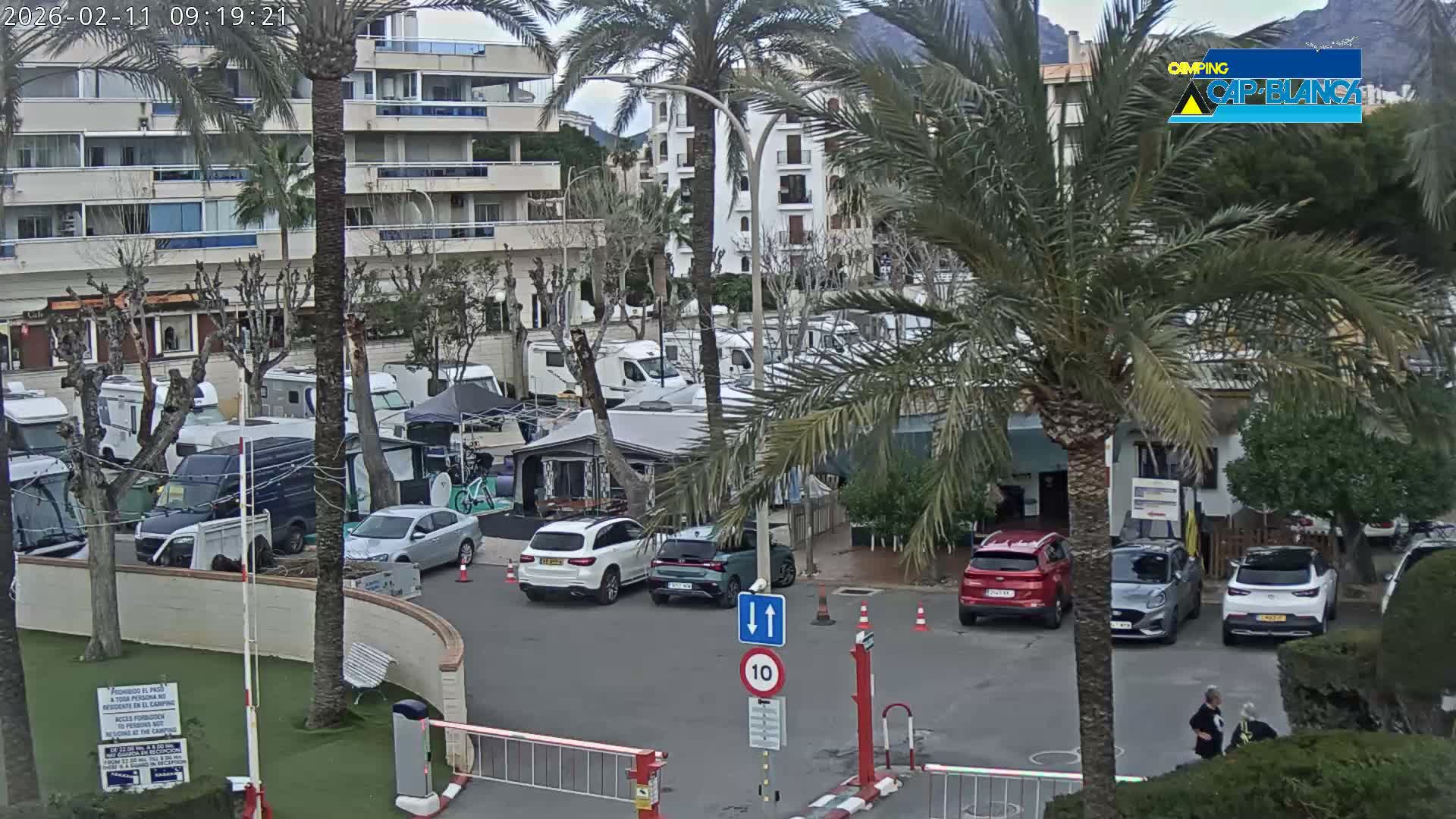 Altea, Camping Cap-Blanch Entrance - Alicante, Valencia, Spain