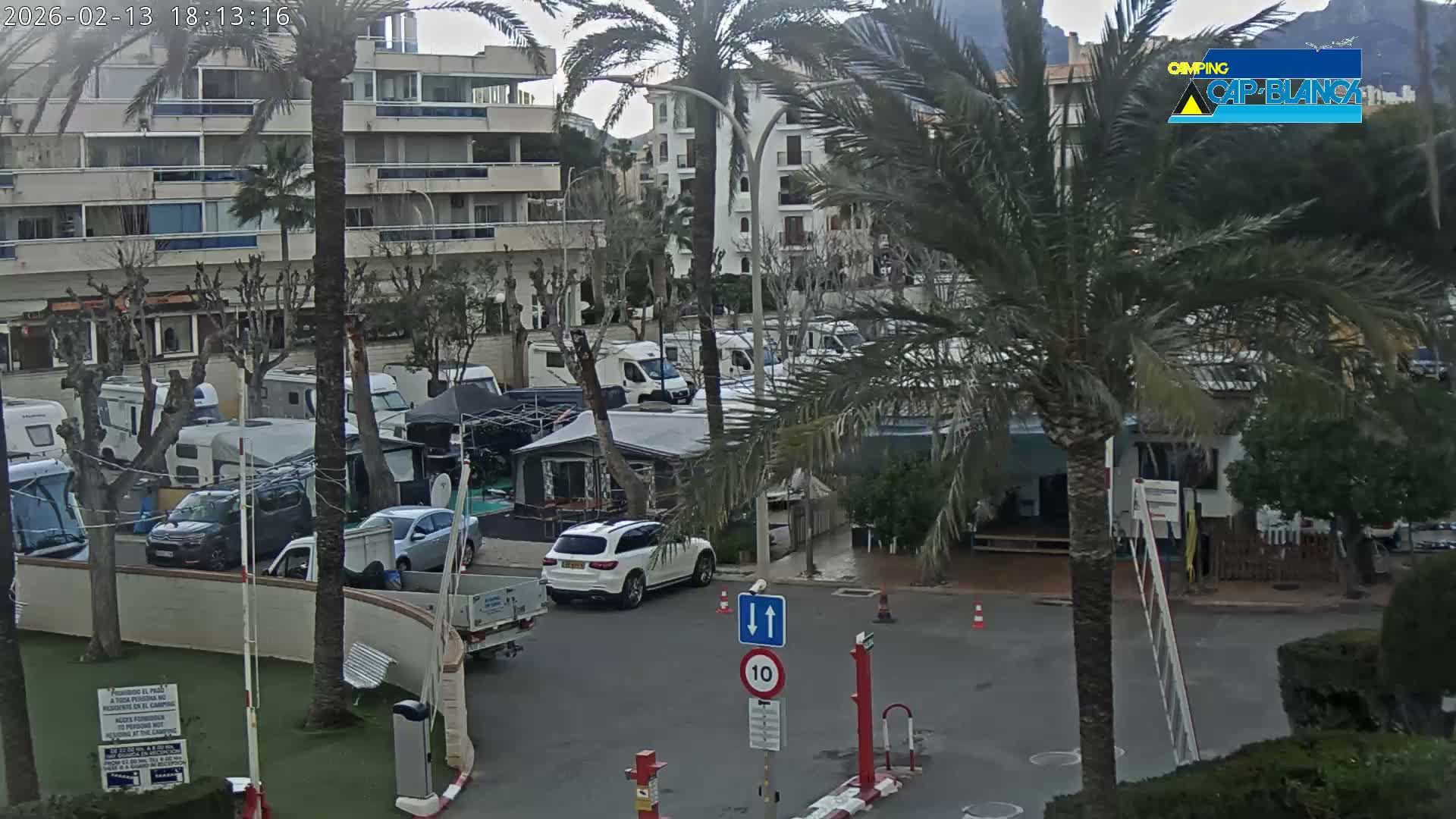 Altea, Camping Cap-Blanch Entrance - Alicante, Valencia, Spain