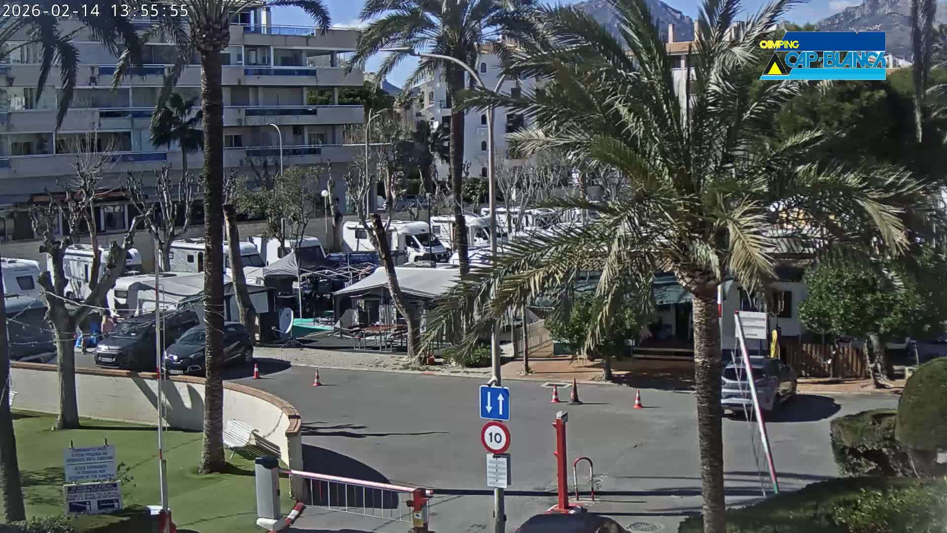 Altea, Camping Cap-Blanch Entrance - Alicante, Valencia, Spain
