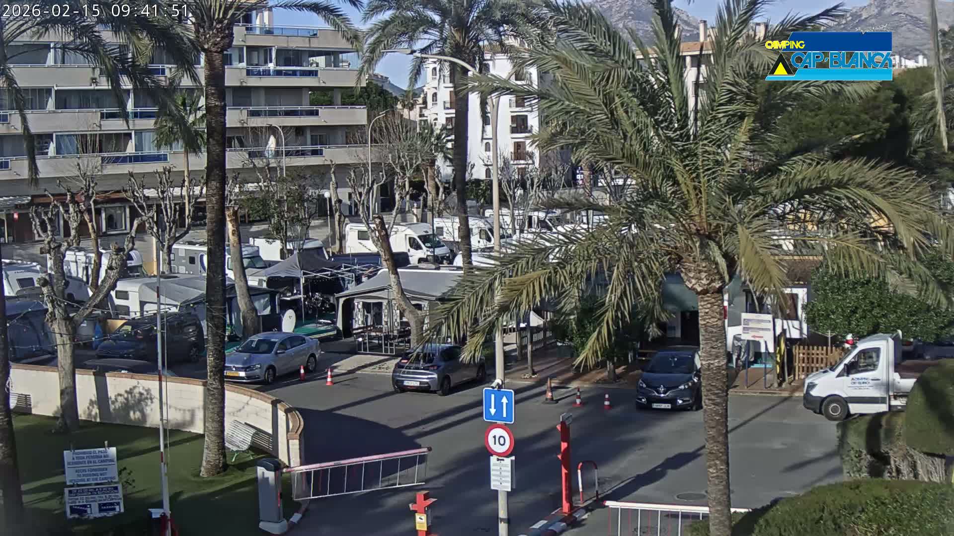 Altea, Camping Cap-Blanch Entrance - Alicante, Valencia, Spain