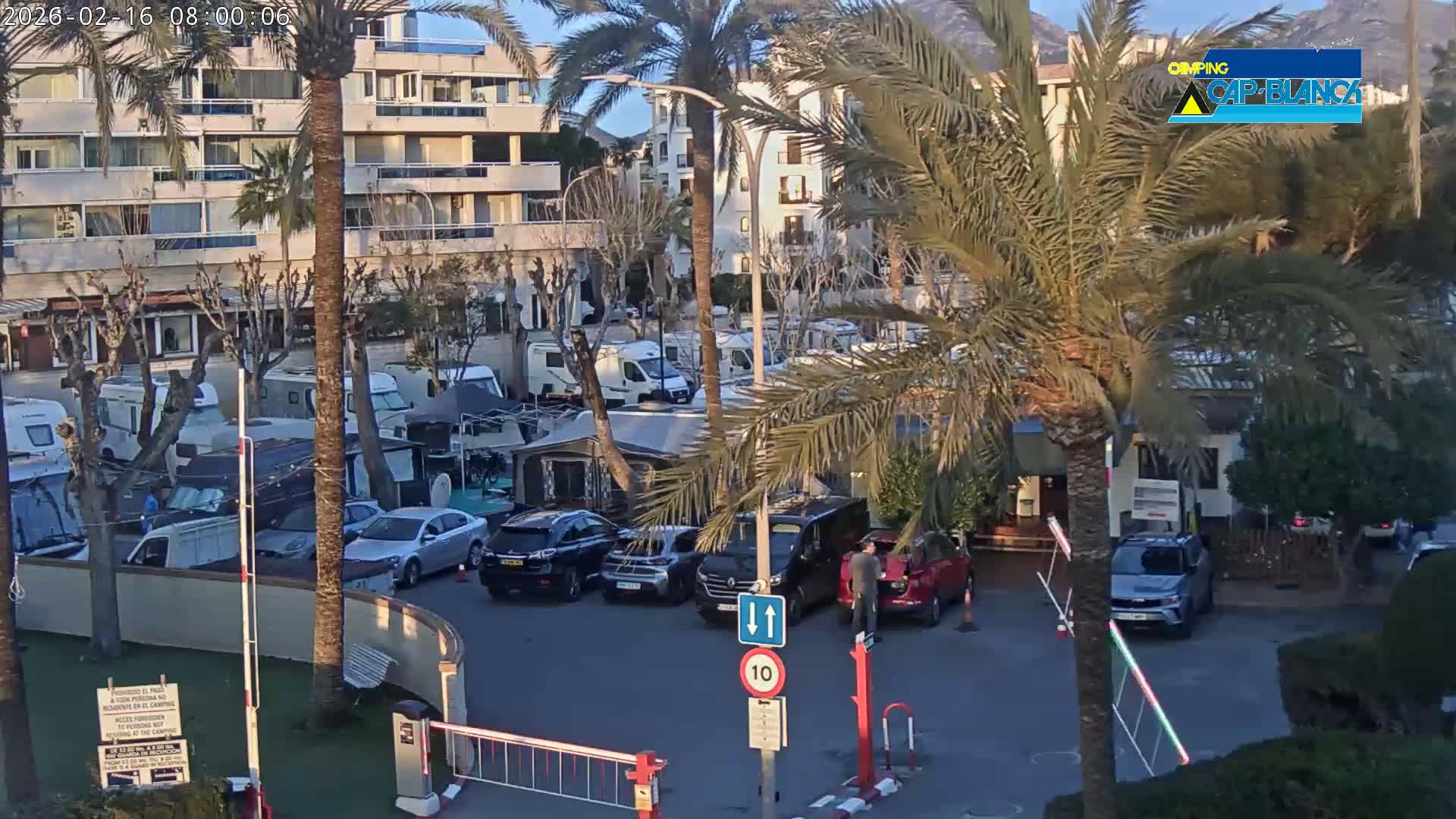 Altea, Camping Cap-Blanch Entrance - Alicante, Valencia, Spain