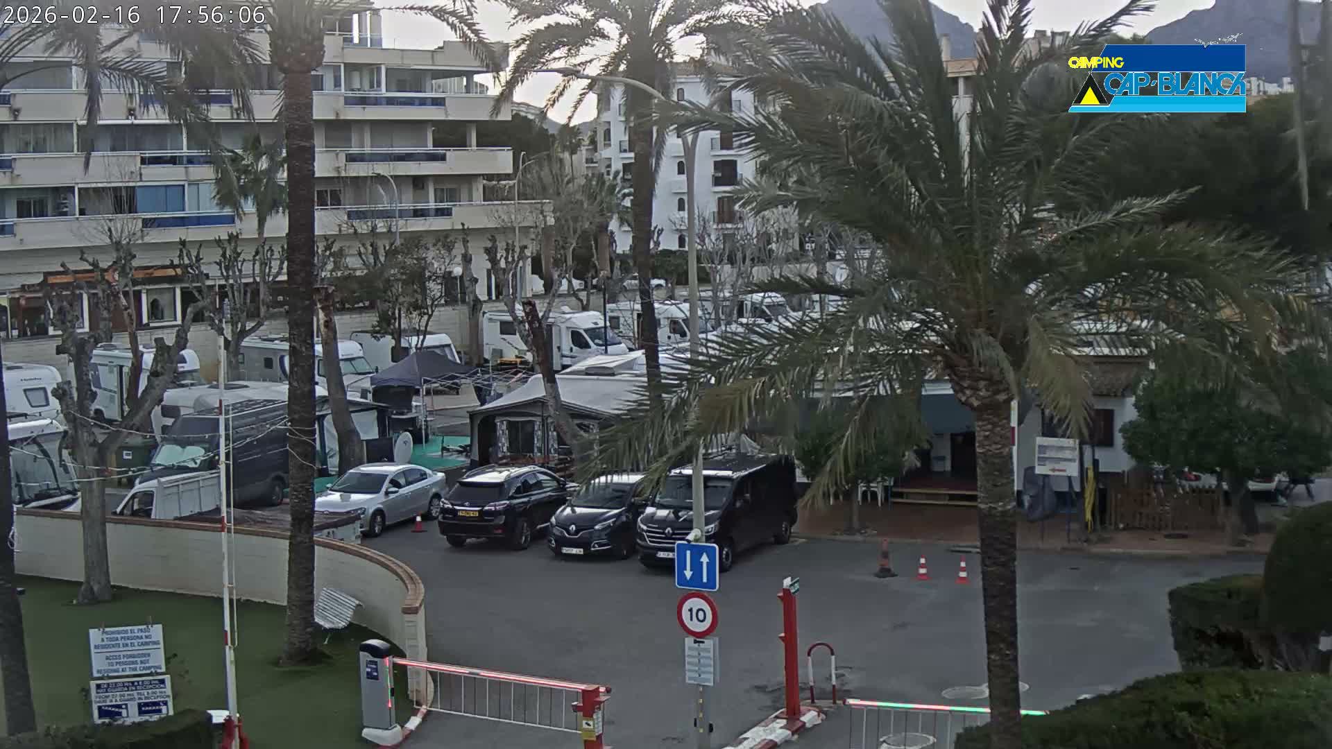Altea, Camping Cap-Blanch Entrance - Alicante, Valencia, Spain