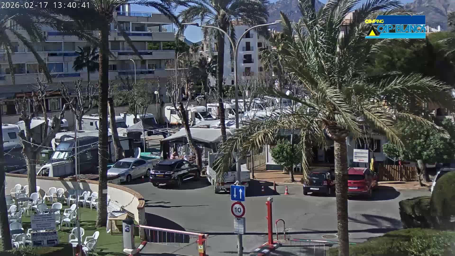 Altea, Camping Cap-Blanch Entrance - Alicante, Valencia, Spain