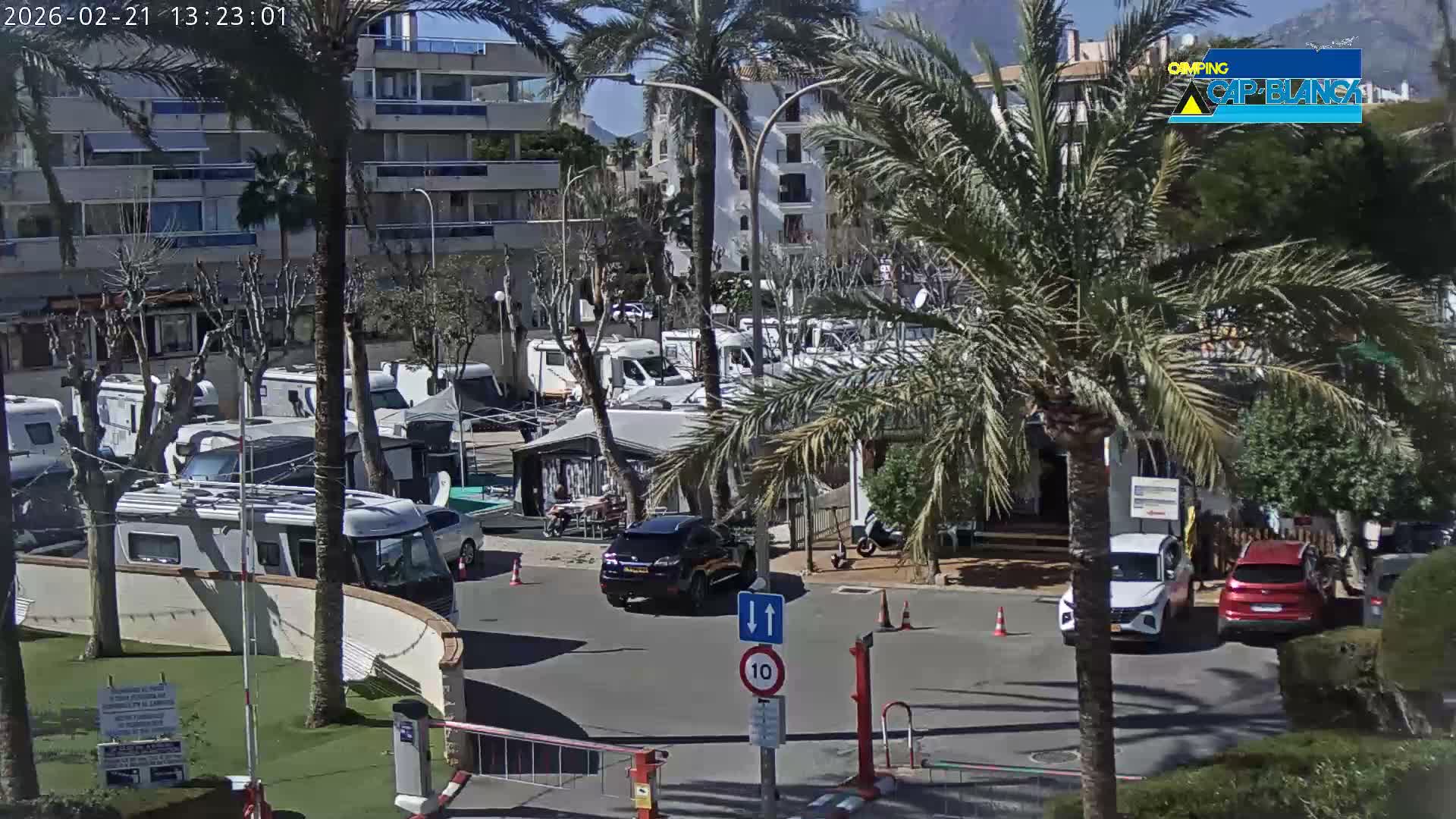 Altea, Camping Cap-Blanch Entrance - Alicante, Valencia, Spain
