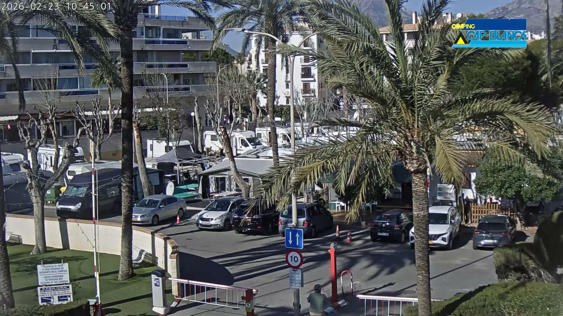 Altea, Camping Cap-Blanch Entrance - Alicante, Valencia, Spain