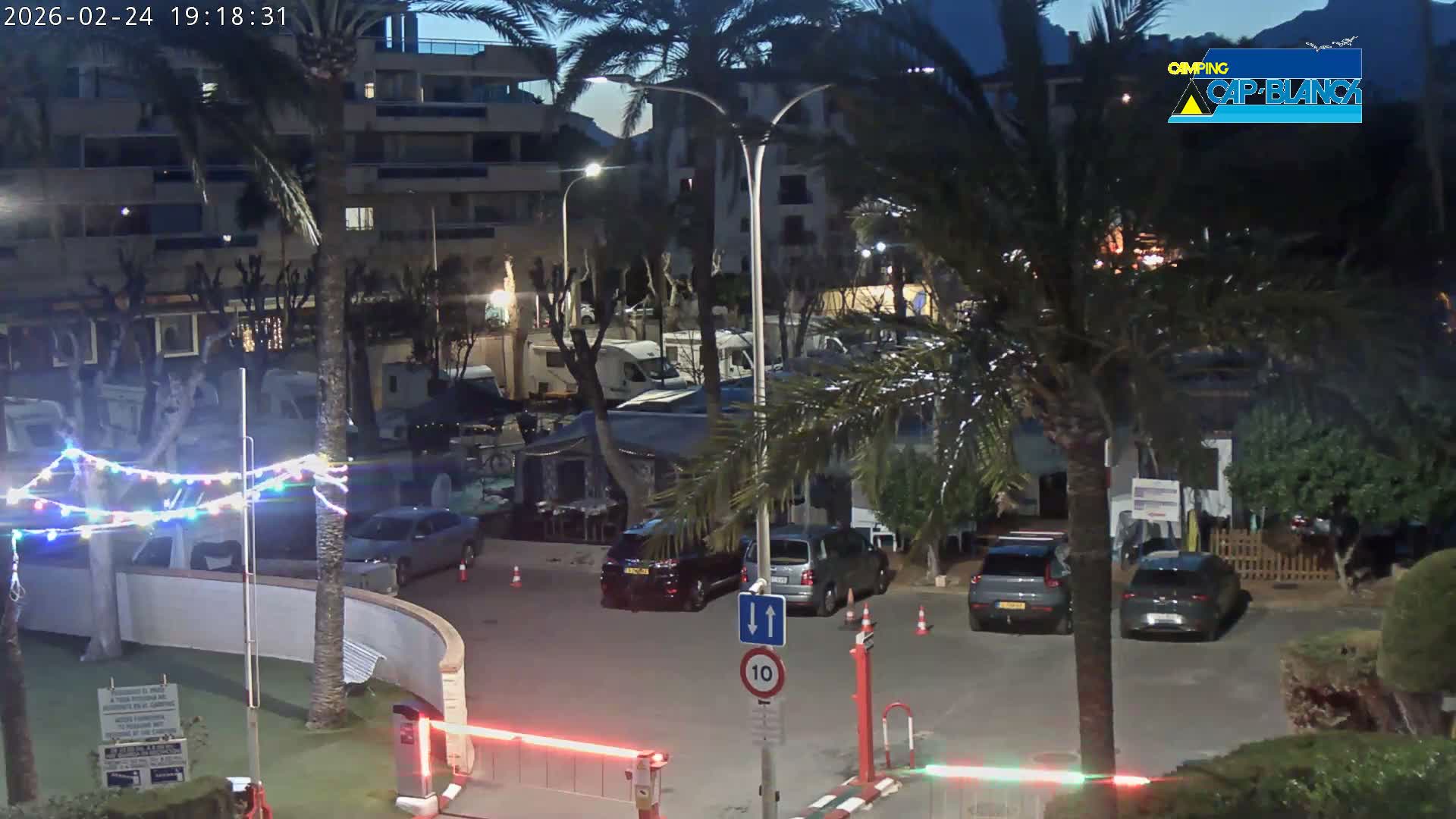 Altea, Camping Cap-Blanch Entrance - Alicante, Valencia, Spain