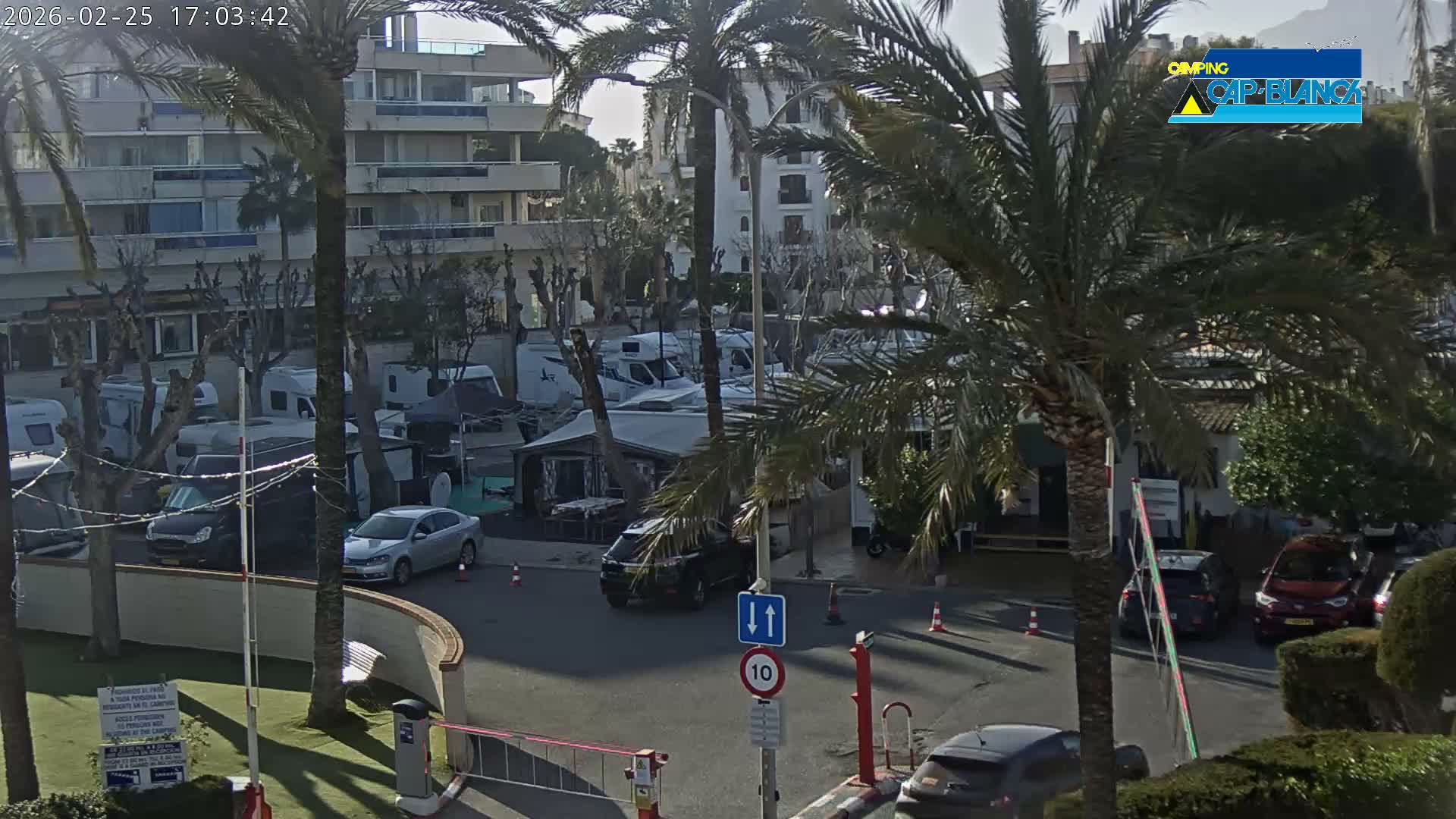 Altea, Camping Cap-Blanch Entrance - Alicante, Valencia, Spain