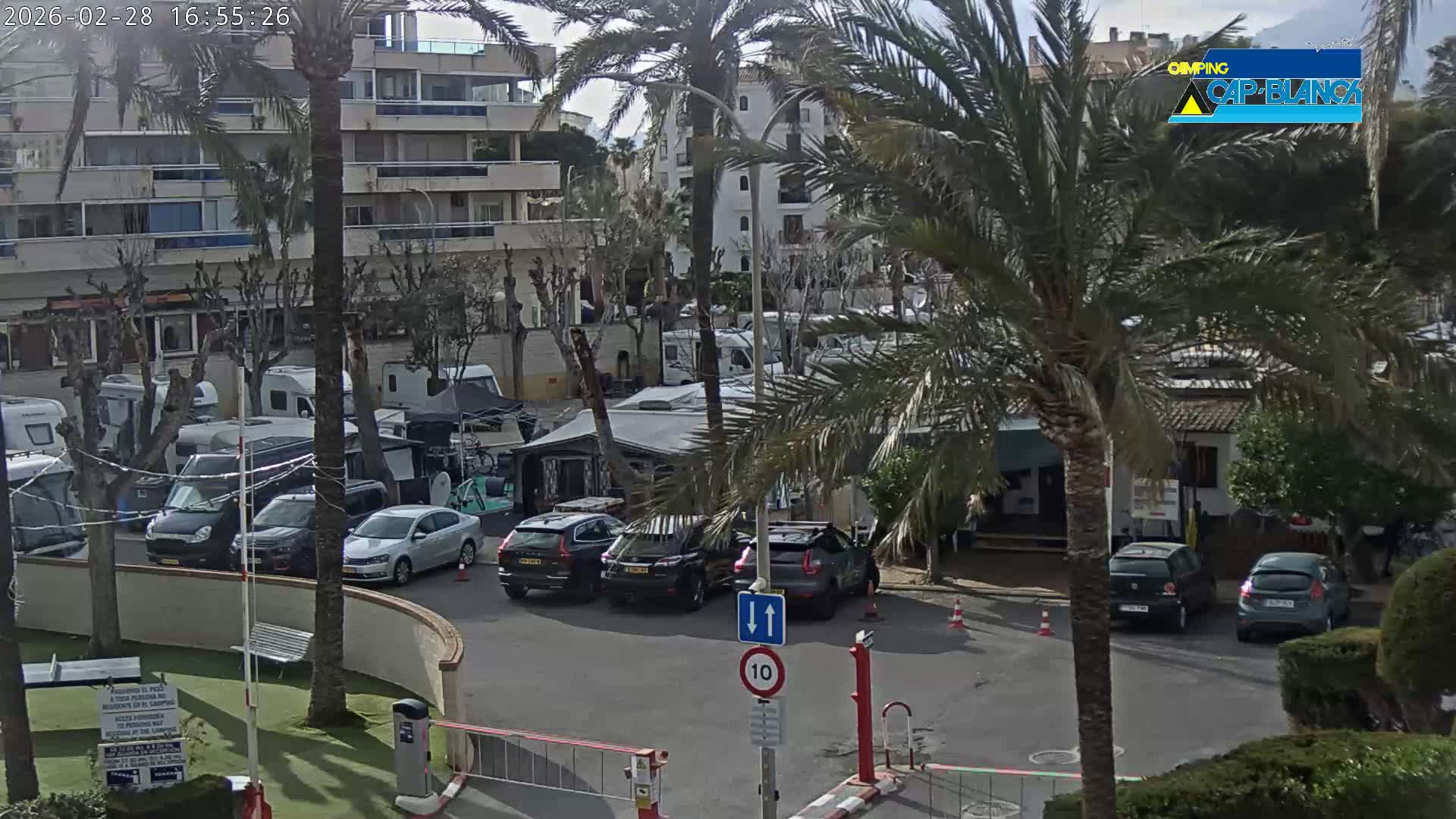 Altea, Camping Cap-Blanch Entrance - Alicante, Valencia, Spain
