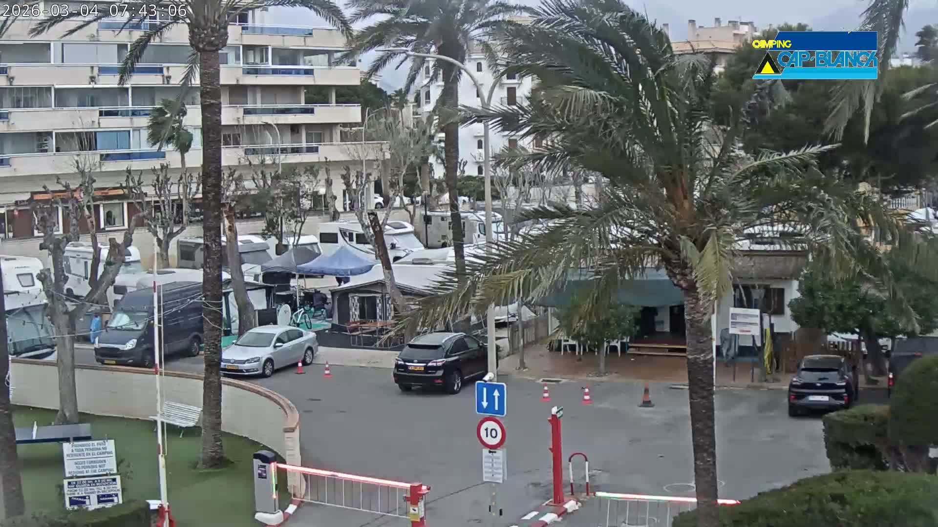Altea, Camping Cap-Blanch Entrance - Alicante, Valencia, Spain