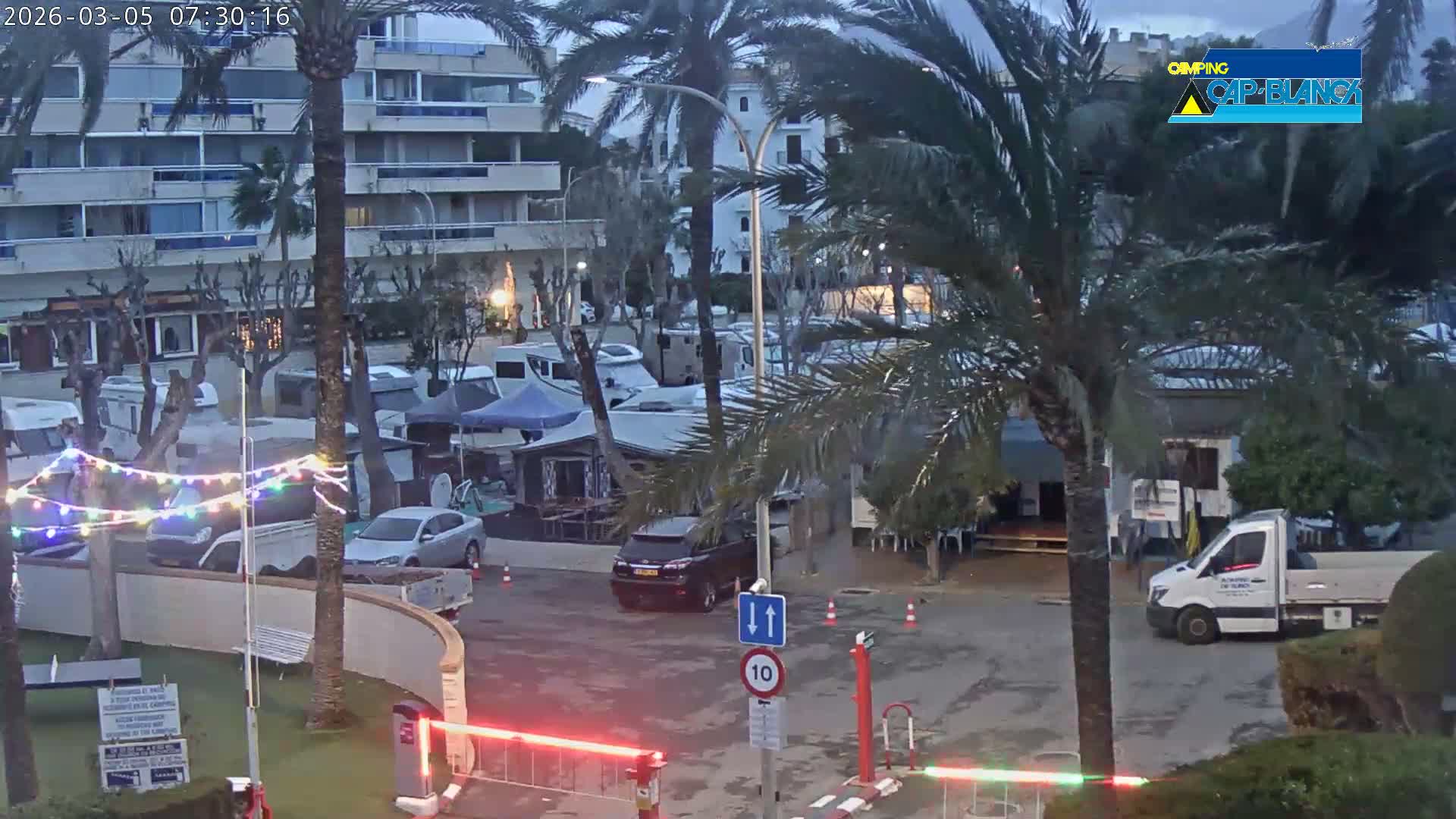 Altea, Camping Cap-Blanch Entrance - Alicante, Valencia, Spain