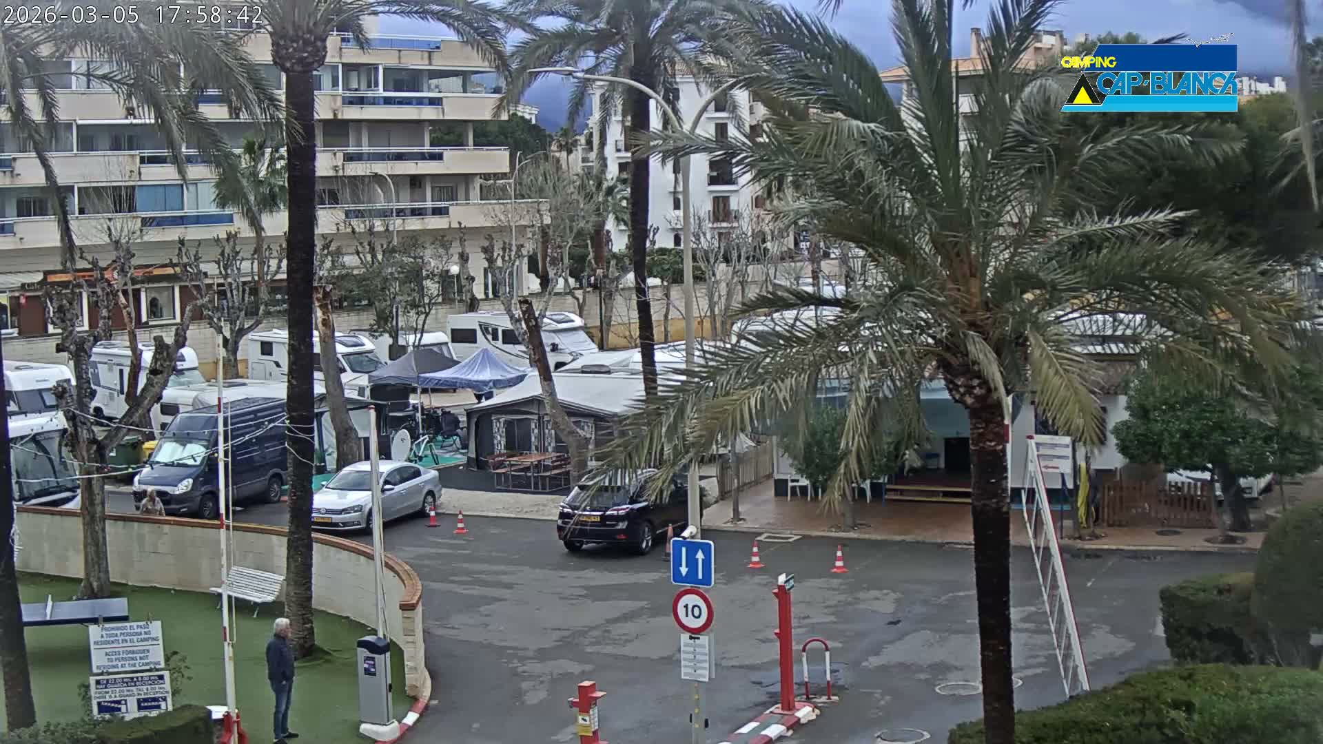 Altea, Camping Cap-Blanch Entrance - Alicante, Valencia, Spain