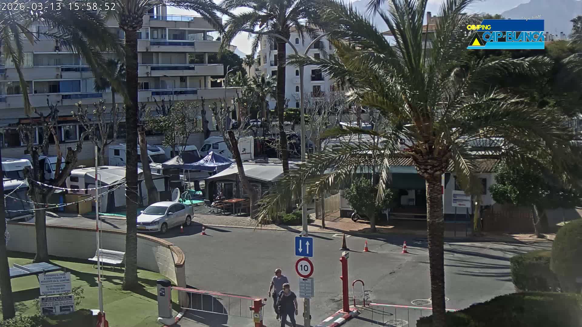 Altea, Camping Cap-Blanch Entrance - Alicante, Valencia, Spain